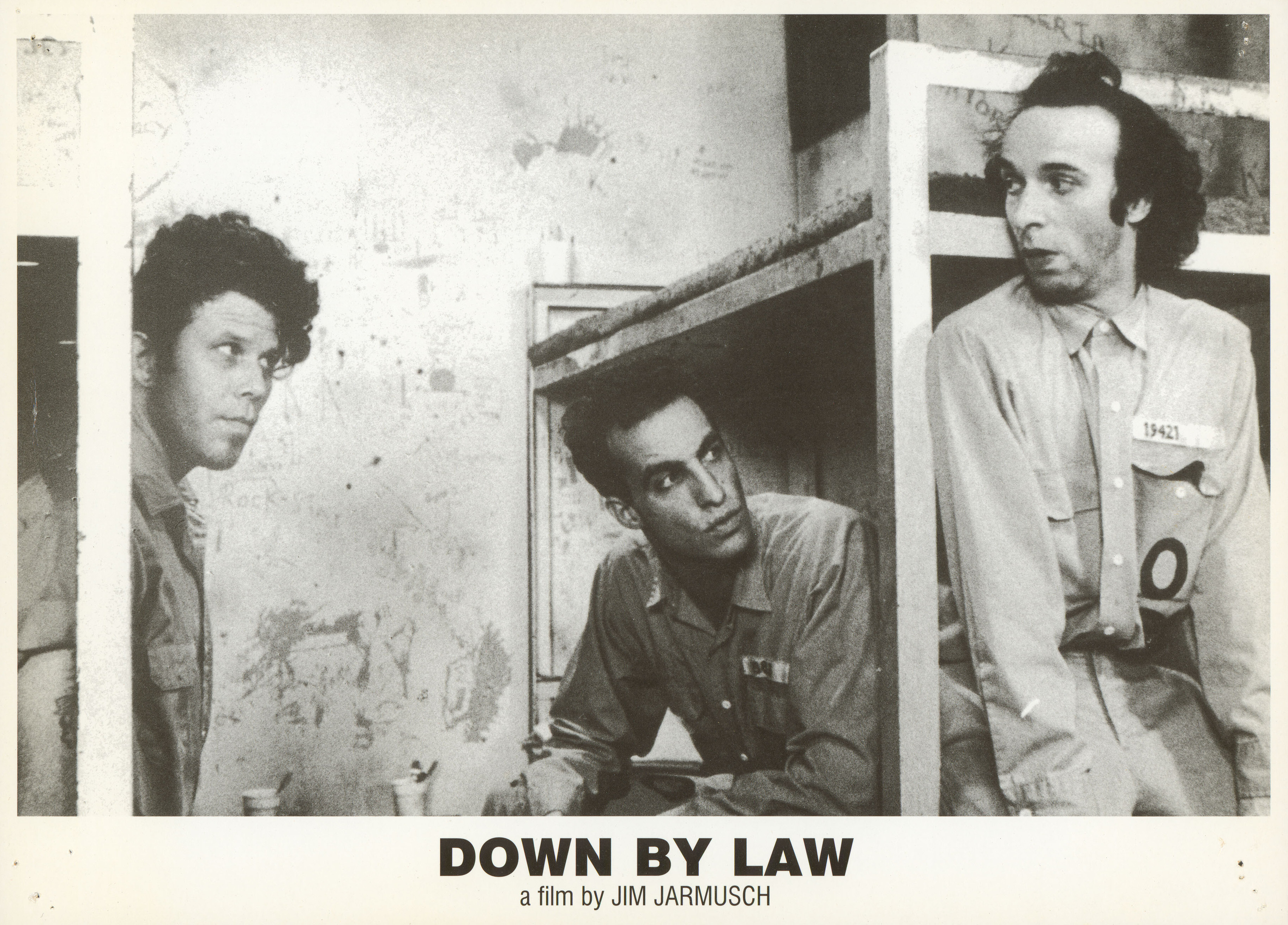 Вне закона (Down by Law, 1986), режиссёр Джим Джармуш, греческий постер к фильму, 1986 год (5)