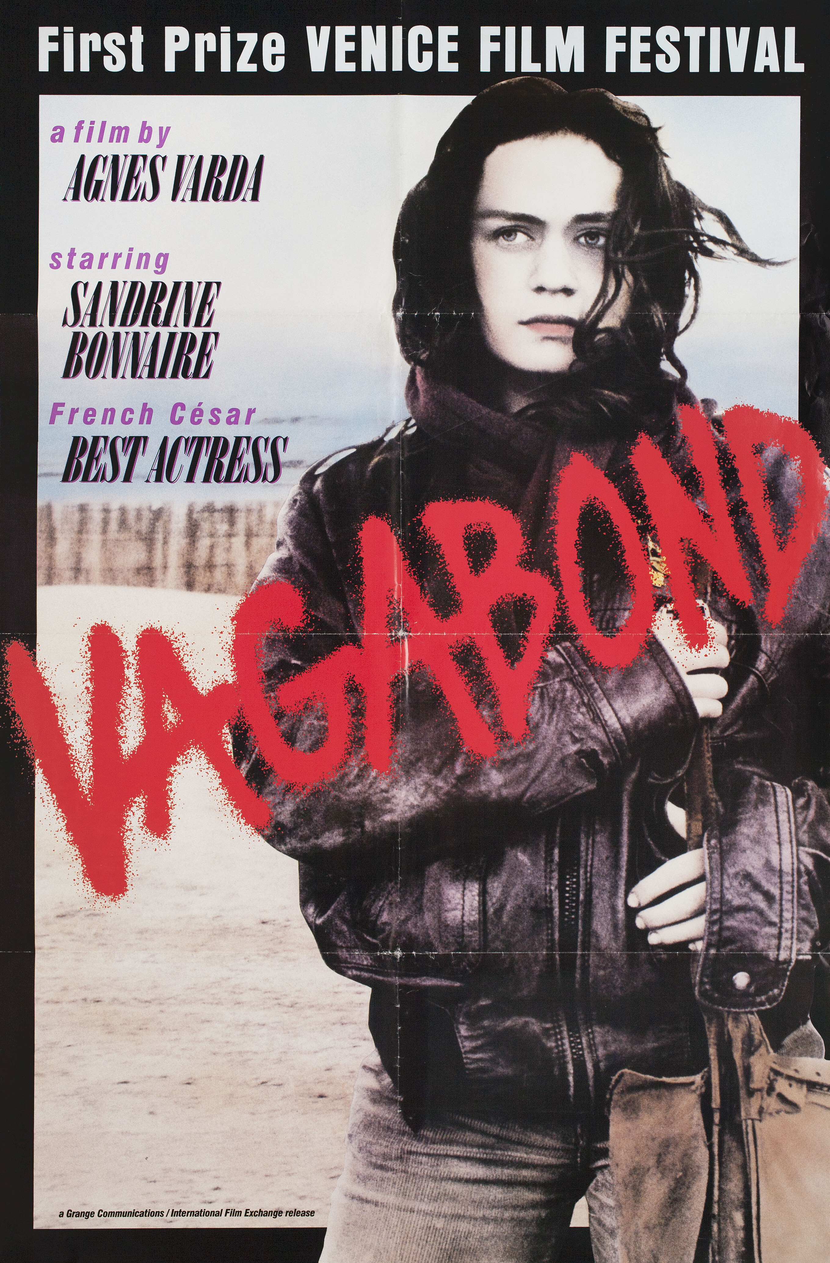 Без крыши, вне закона (Vagabond, 1985), режиссёр Аньес Варда, американский постер к фильму, 1986 год (1)