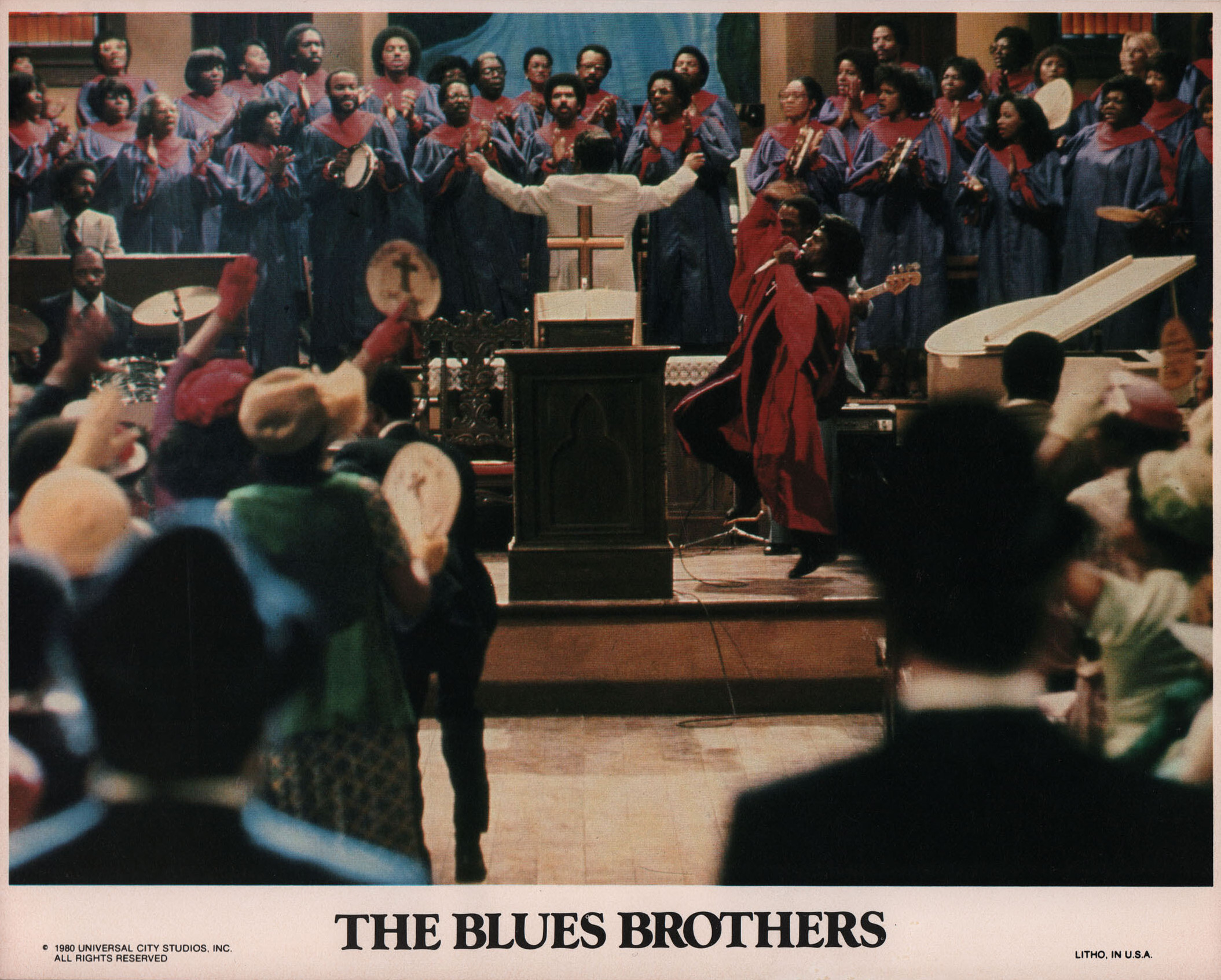 Братья Блюз (The Blues Brothers, 1980), режиссёр Джон Лэндис, американский постер к фильму, 1980 год (3)