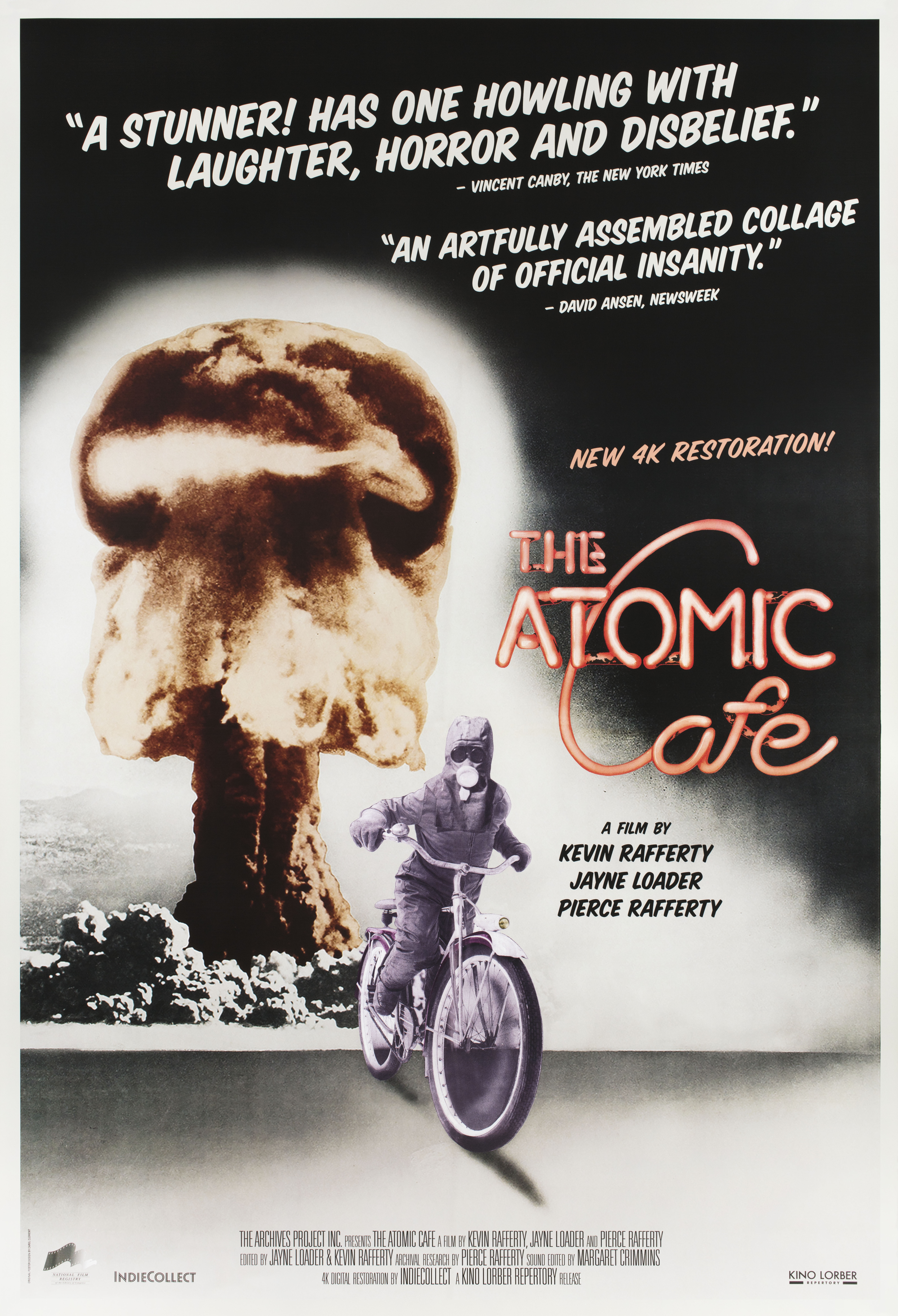 Атомное кафе (The Atomic Cafe, 1982), режиссёр Джейн Лоудер, американский постер к фильму, 2018 год