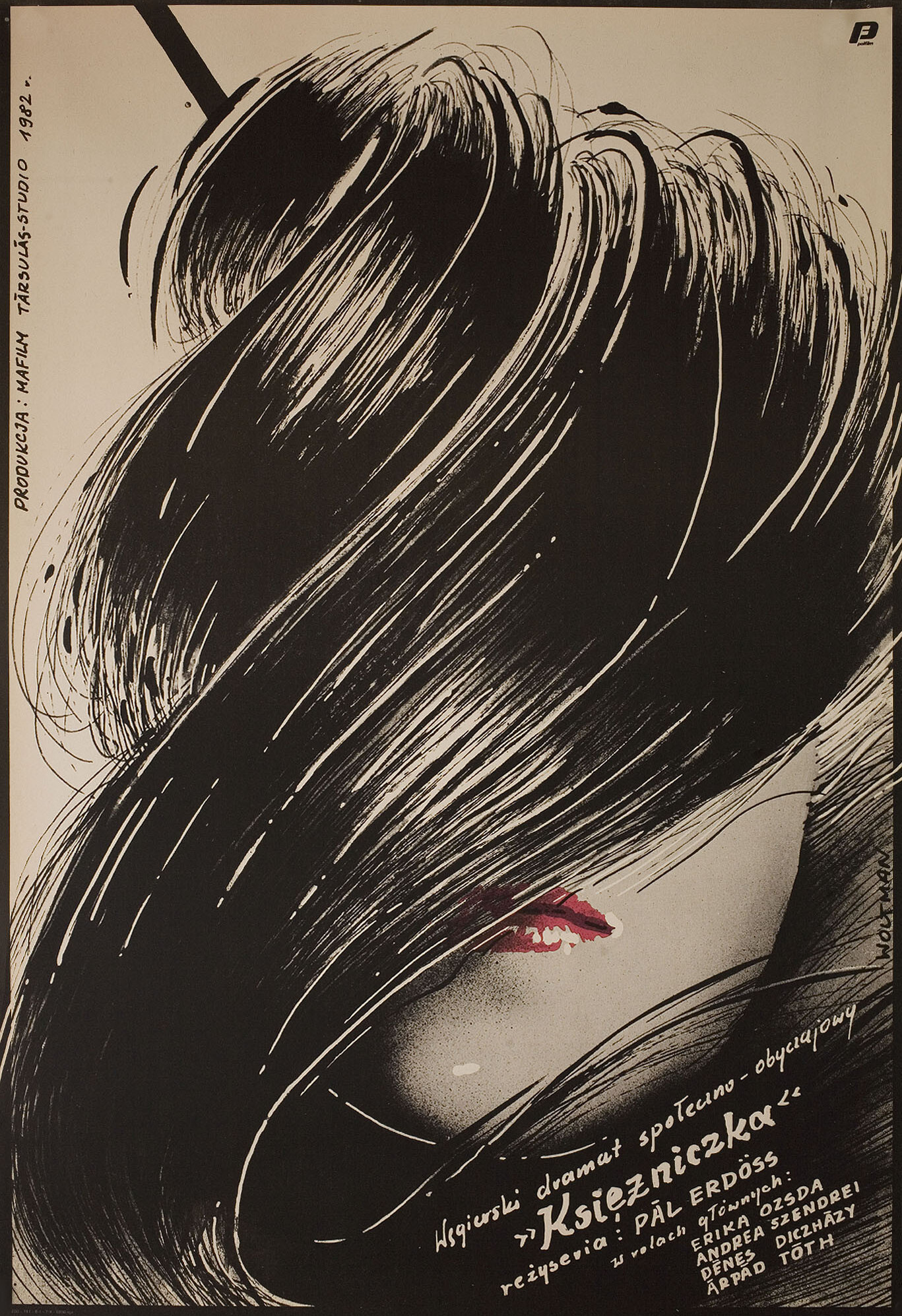 Дай, король, солдата (Adj király katonát, 1983), режиссёр Паль Эрдёшш, польский постер к фильму, 1984 год