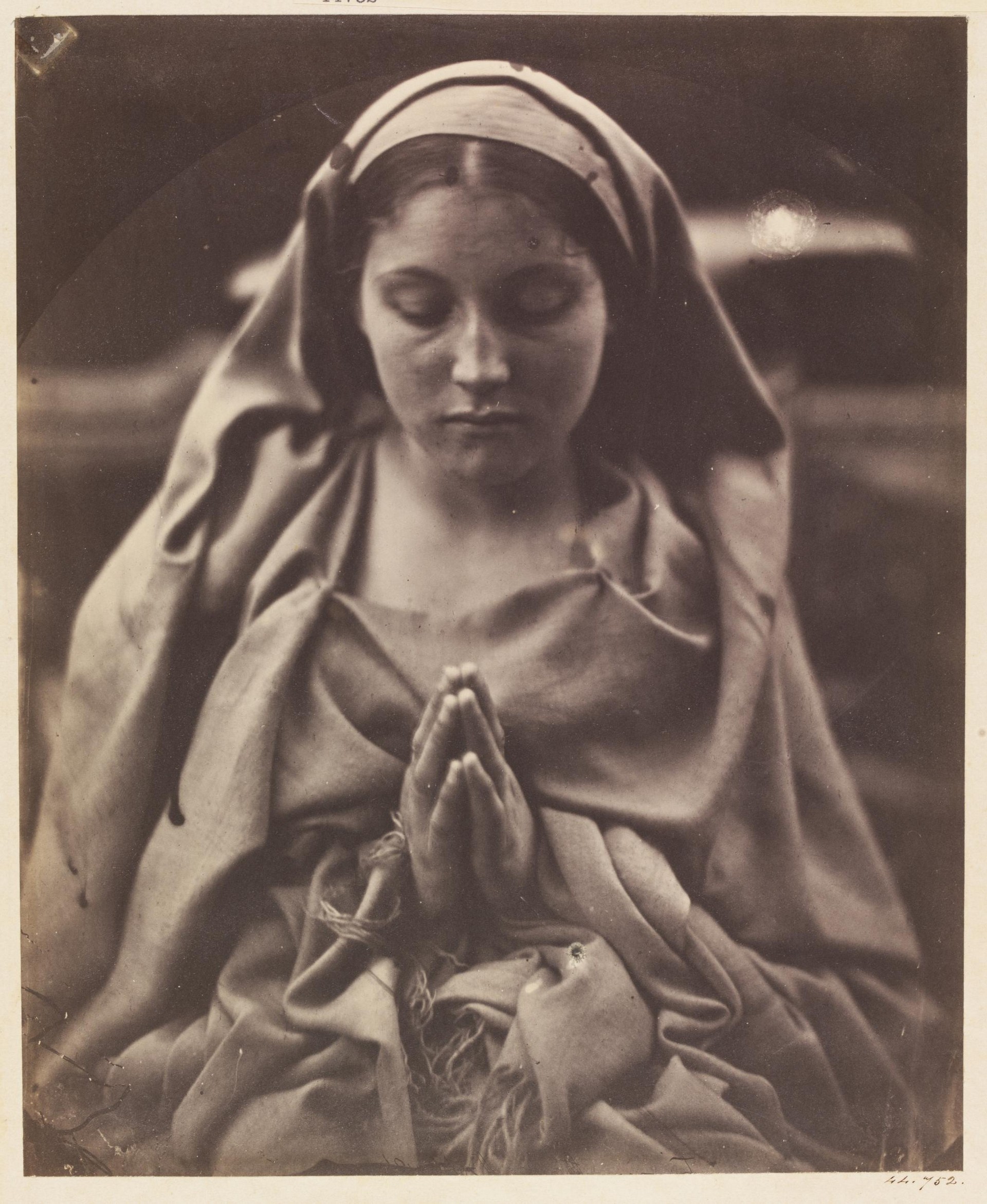 Святая Агнесса, 1864. Автор Джулия Маргарет Камерон