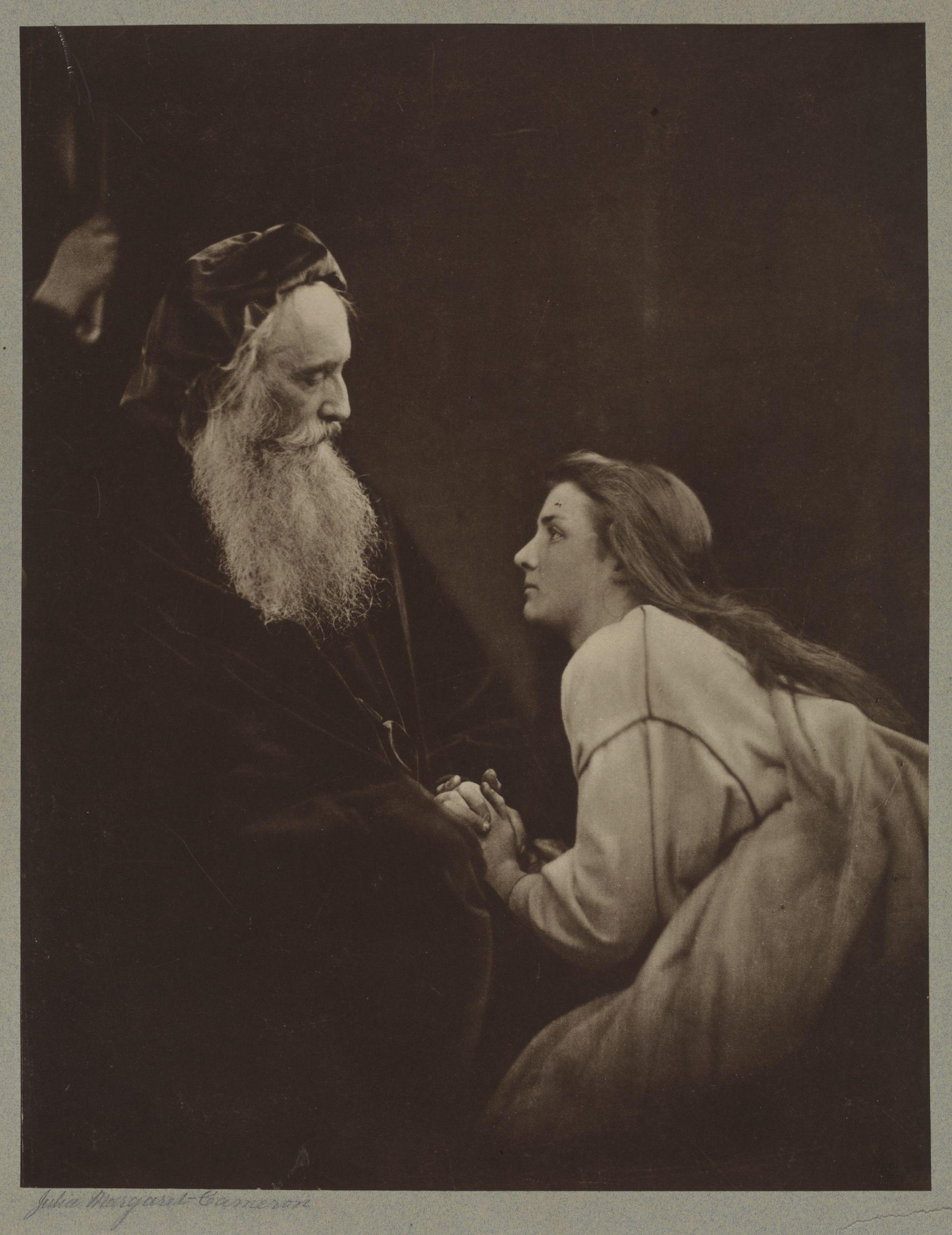 «Просперо и Миранда», 1865. Автор Джулия Маргарет Камерон