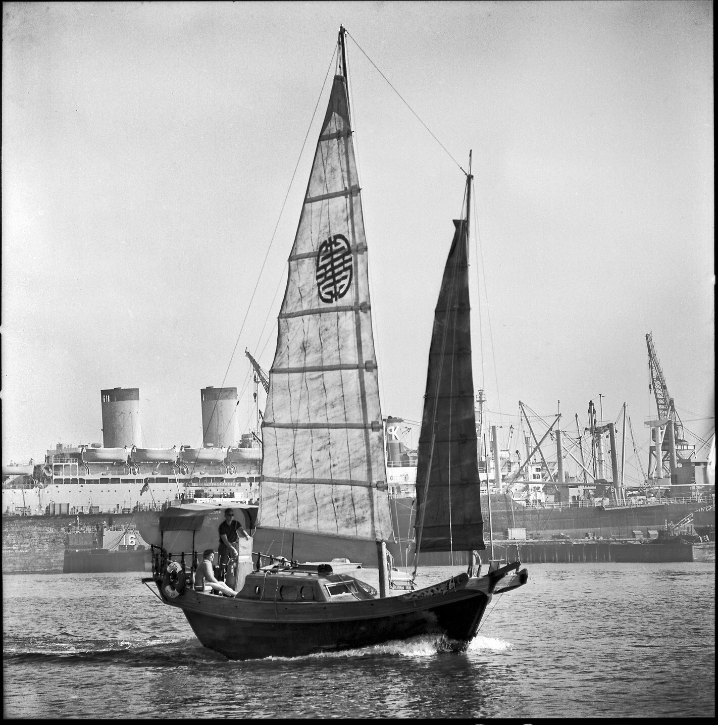 Парусник, Сан-Франциско, 1940–1950-е годы, фотограф Фред Лайон (10)