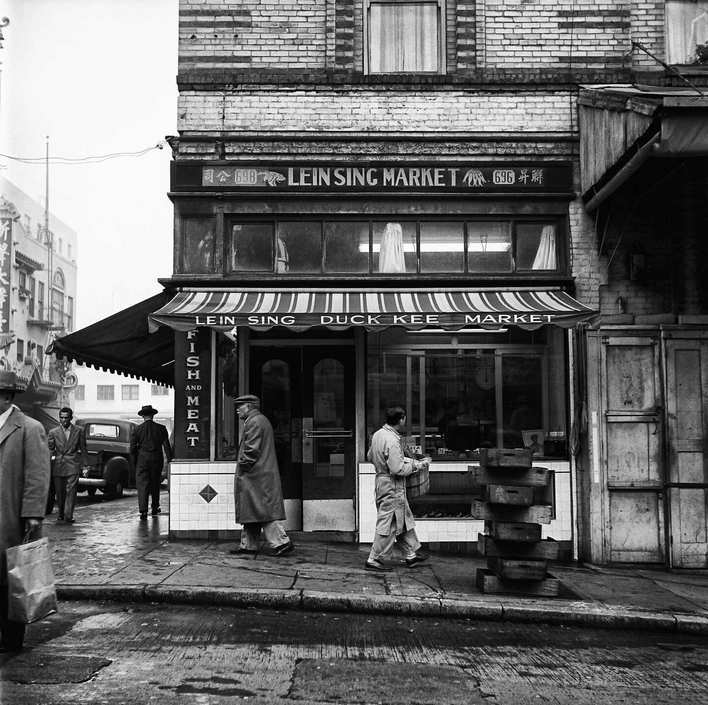 Улицы Сан-Франциско, 1940–1950-е годы, фотограф Фред Лайон (26)