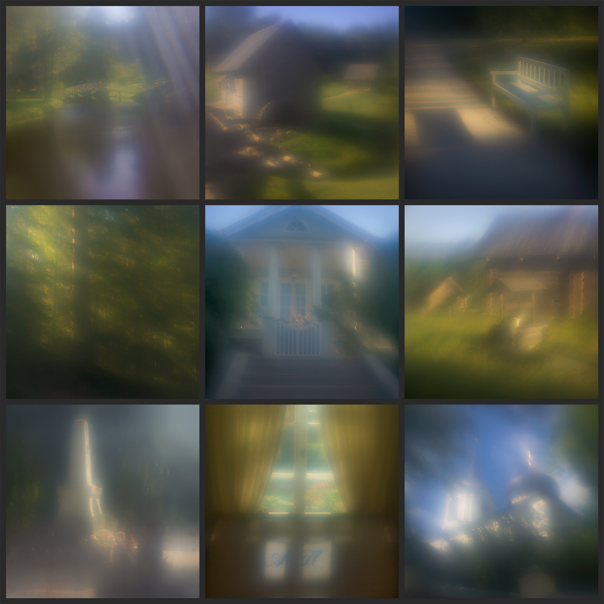 Сон о Пушкинских Горах  (Серия "Нечёрные квадраты")