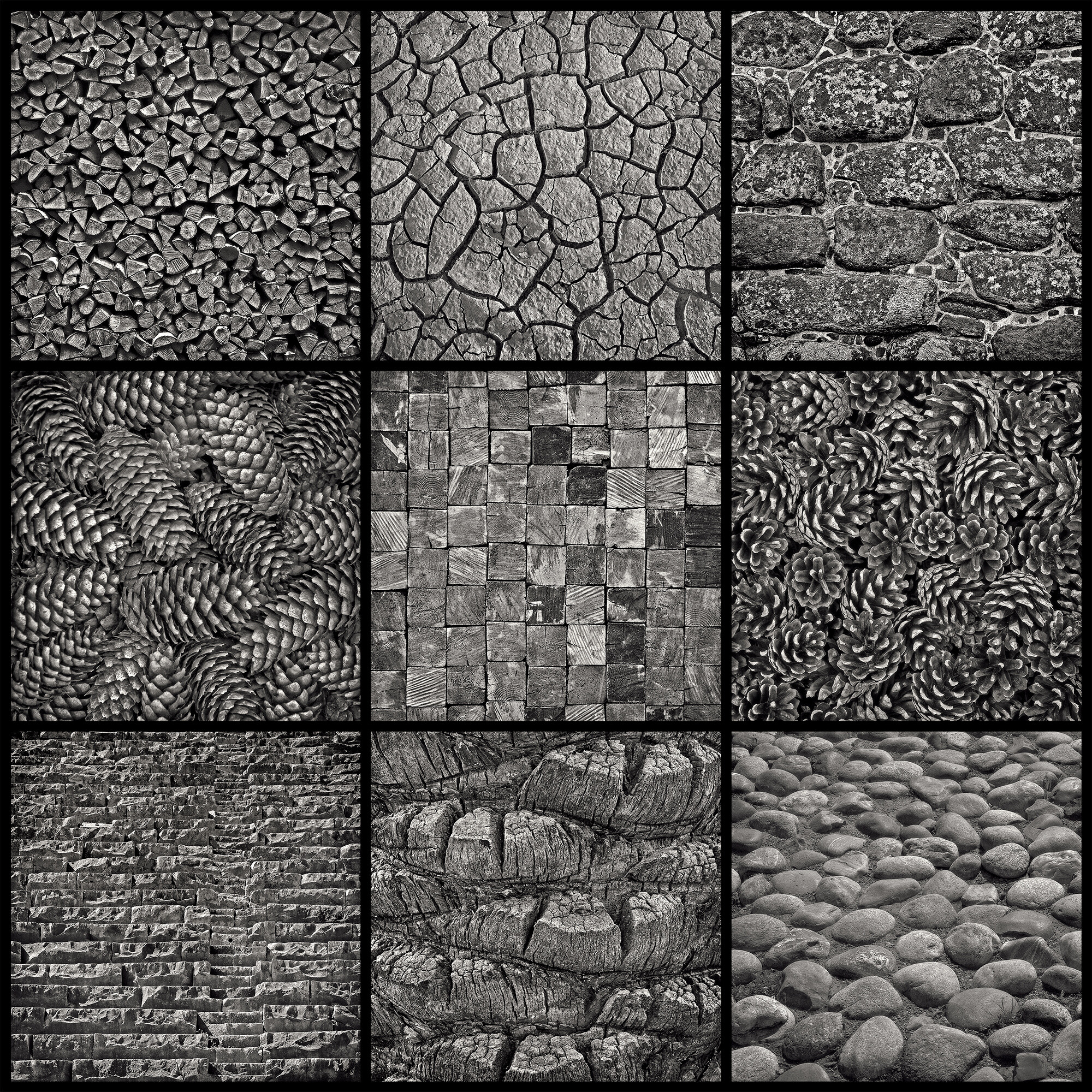 Текстуры   
(Серия "Нечёрные квадраты")