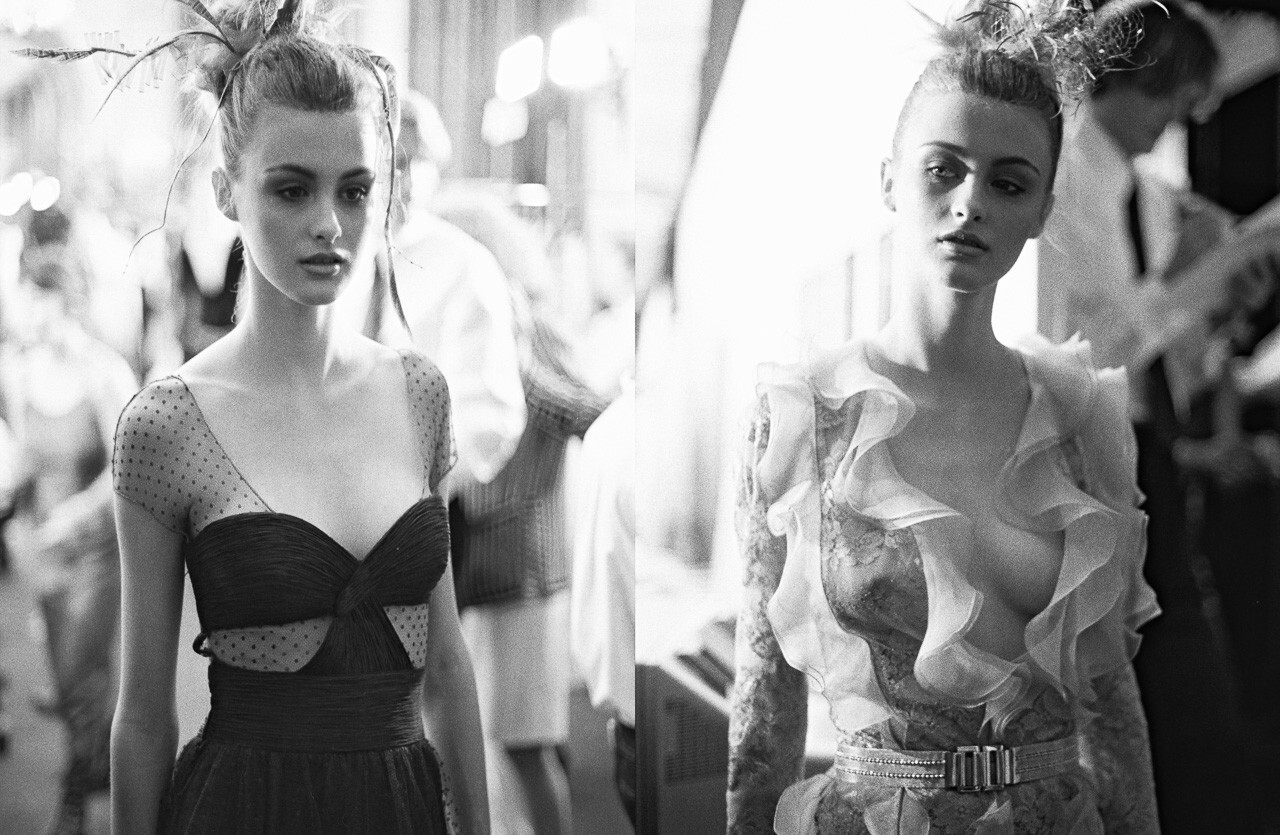Триш Гофф в Valentino, серия «Высокая мода», фотограф Бруно Бизанг