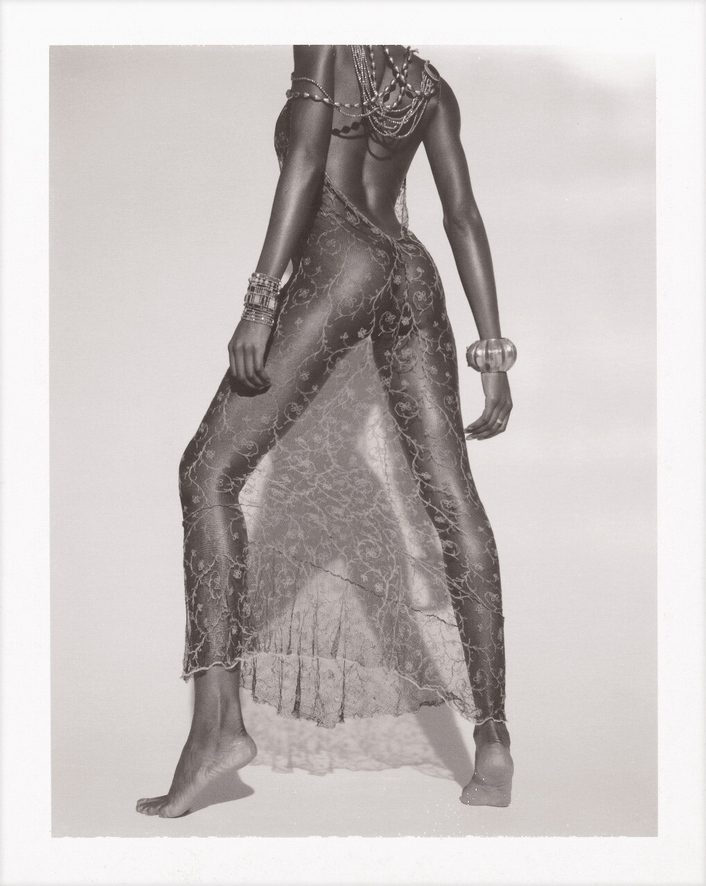 Юма Диаките, Милан, 1998 год, серия «Polaworld», полароид, фотограф Бруно Бизанг