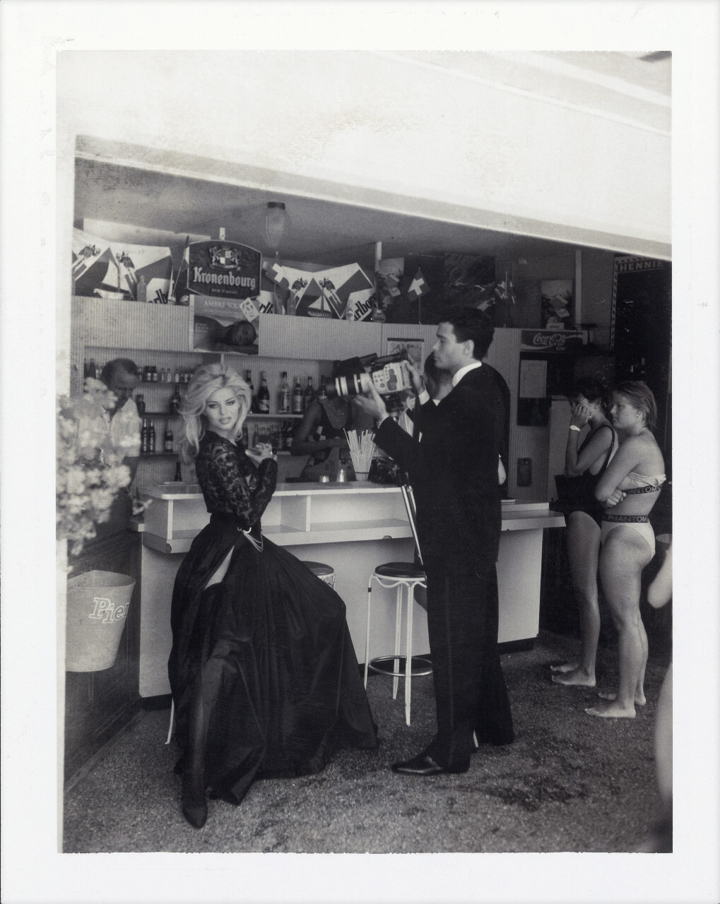 Ромина + Рон для Bolero, Гштад, 1992 год, серия «Polaworld», полароид, фотограф Бруно Бизанг
