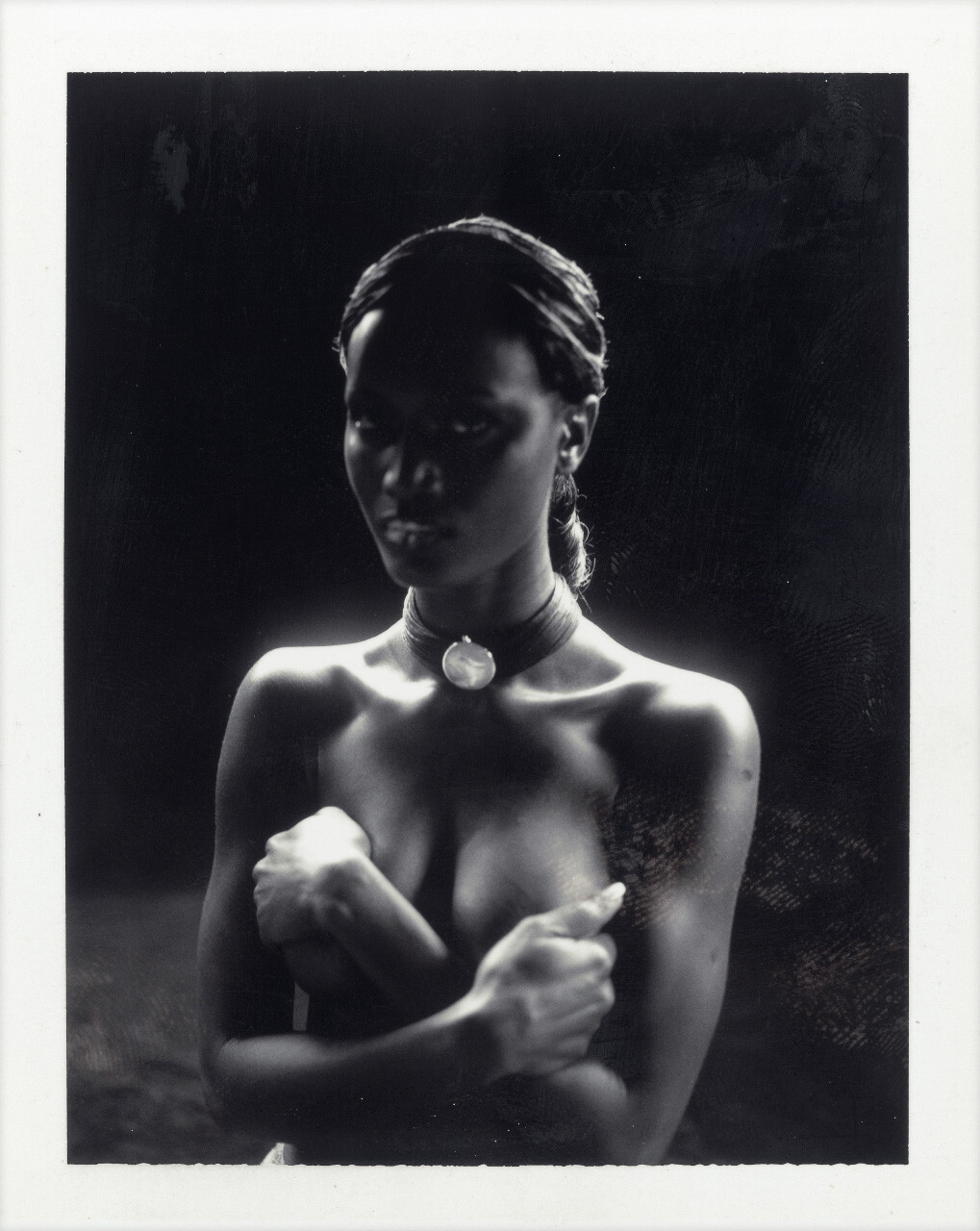 Маргарет для Vogue Gioielli, Милан, 1998 год, серия «Polaworld», полароид, фотограф Бруно Бизанг