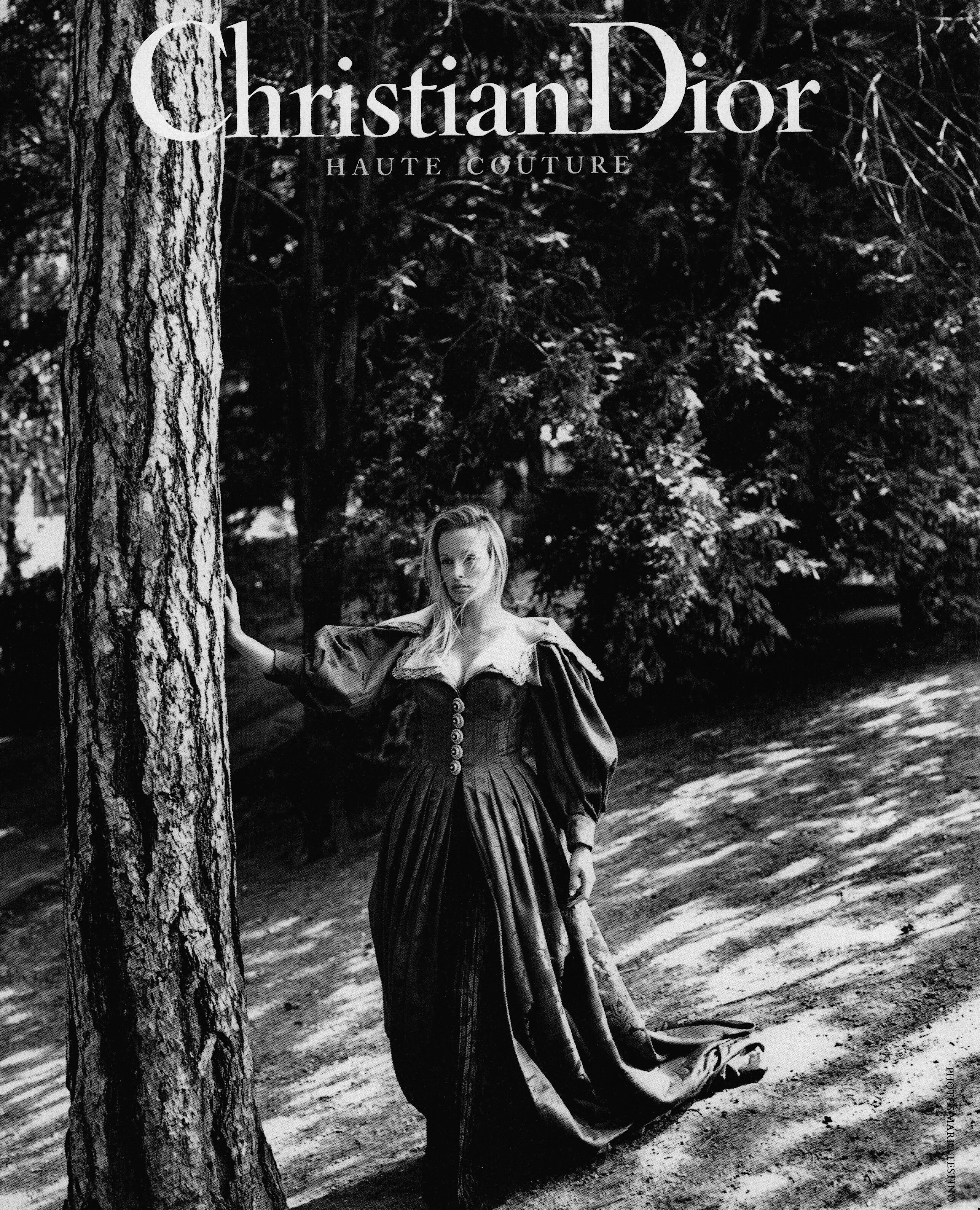 Кампейн Christian Dior Haute Couture 1993, Vogue Italia, фотограф Марио Тестино — Модная фотография 90-х: от гламура к реализму / Камералабс