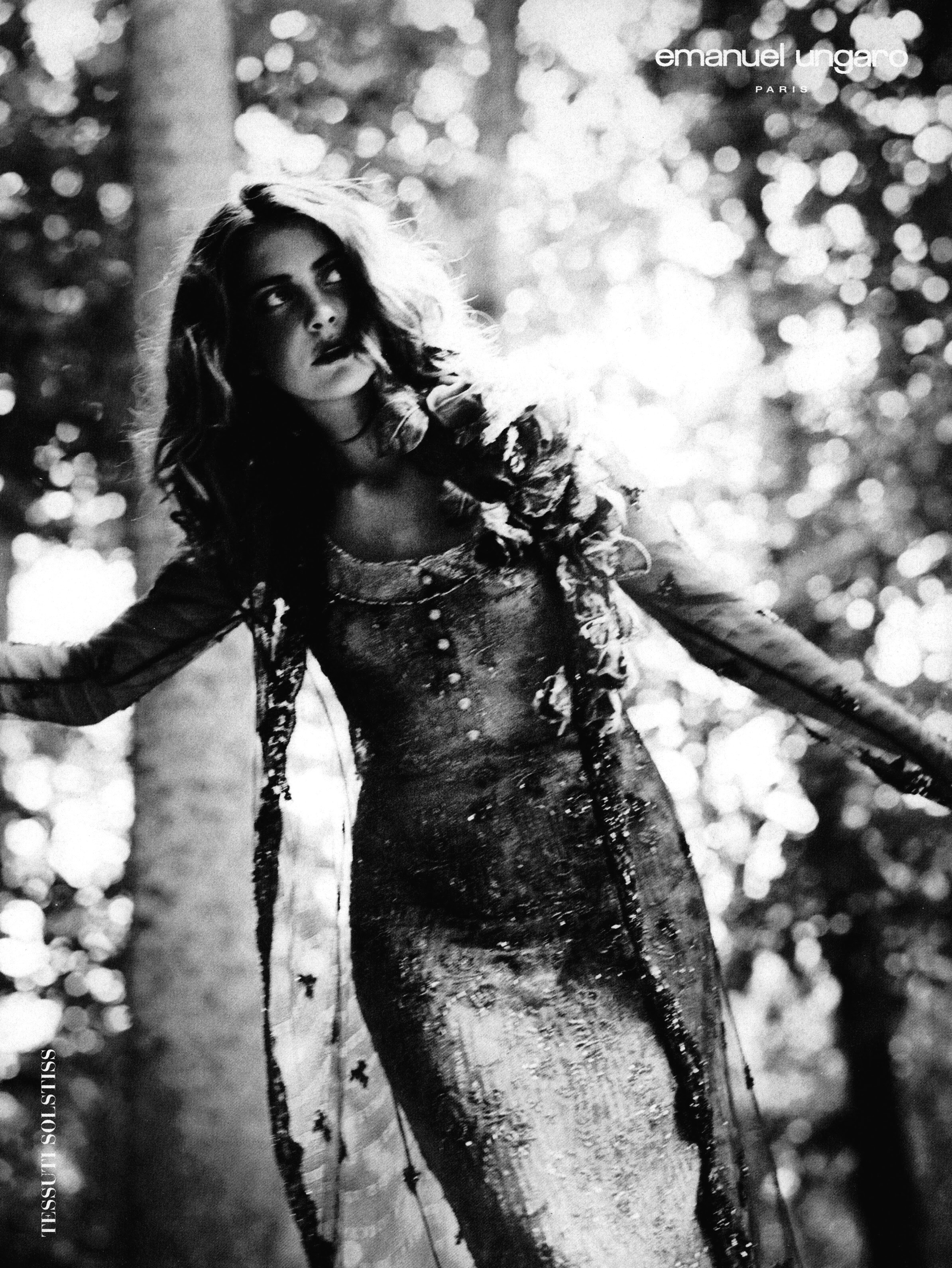 Кампейн Emanuel Ungaro Couture 1998, Vogue Italia, Лида Егорова (4) — Модная фотография 90-х: от гламура к реализму / Камералабс
