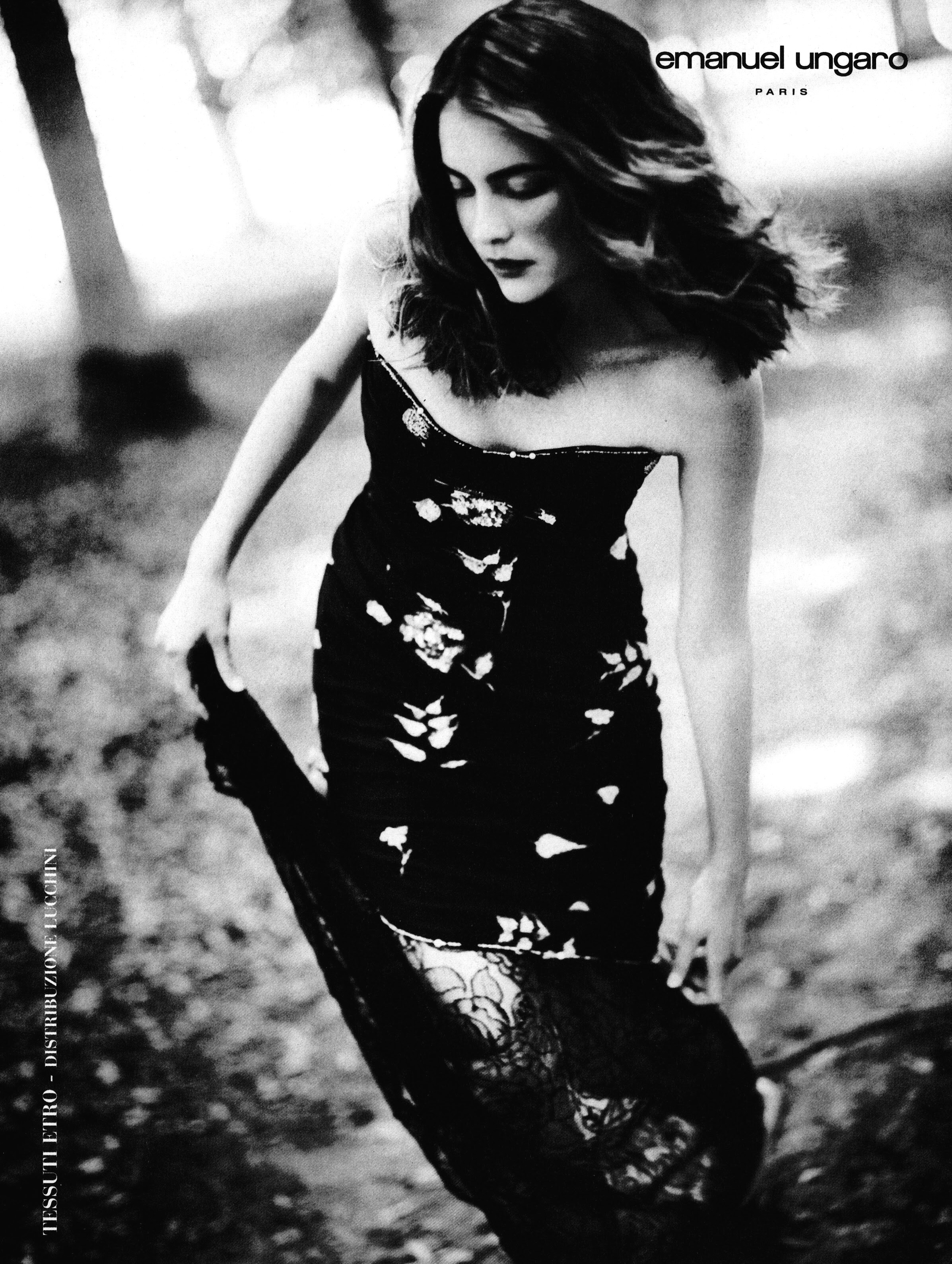 Кампейн Emanuel Ungaro Couture 1998, Vogue Italia, Лида Егорова (7) — Модная фотография 90-х: от гламура к реализму / Камералабс