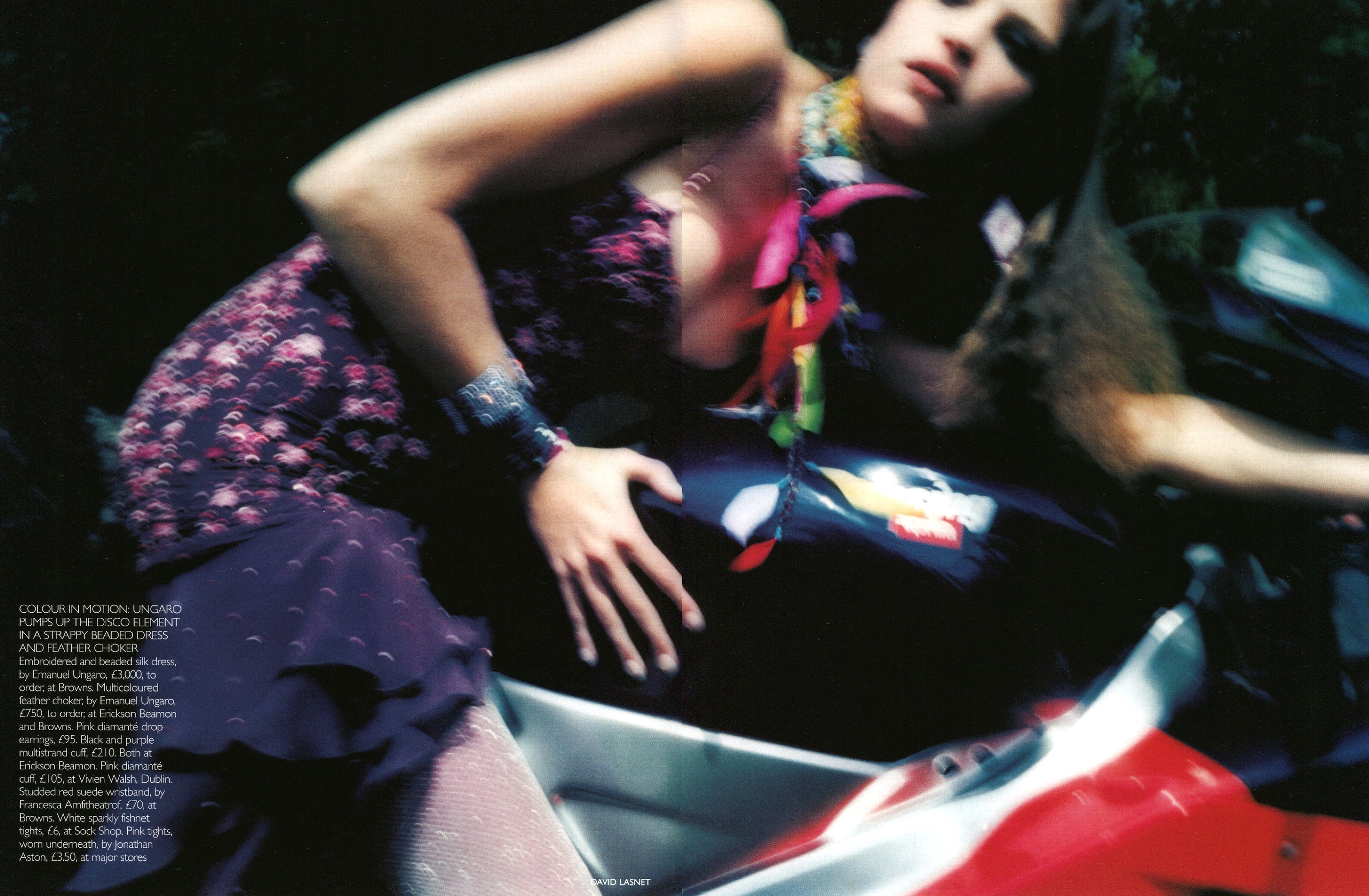 Эдиториал The Wild One, Vogue UK, Фрэнки Райдер, фотограф Дэвид Ласнет, 1999 год (8) — Модная фотография 90-х: от гламура к реализму / Камералабс