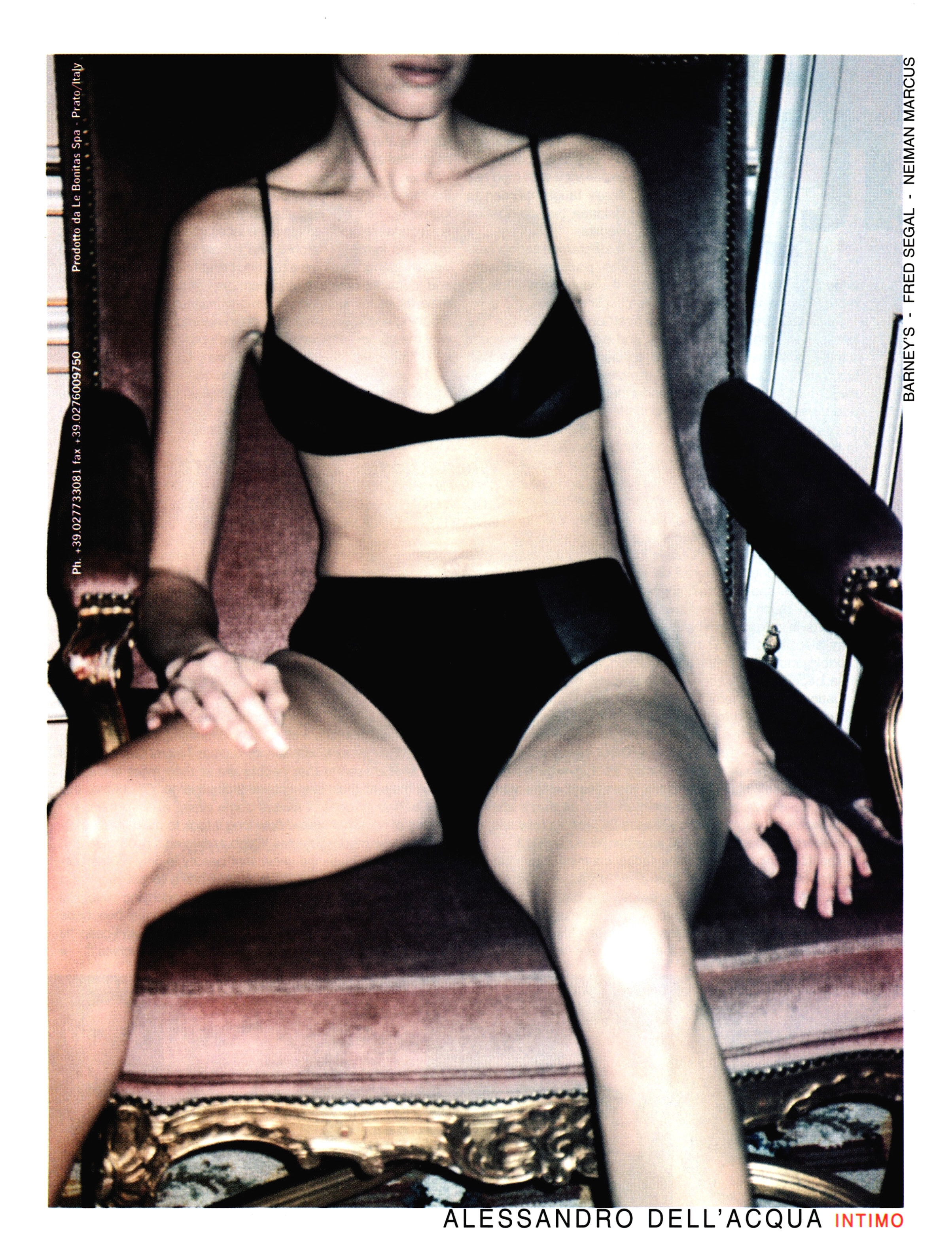Кампейн Alessandro Dellacqua 1999, Vogue Italia, Стефани Сеймур, фотограф Питер Линдберг (7) — Модная фотография 90-х: от гламура к реализму / Камералабс