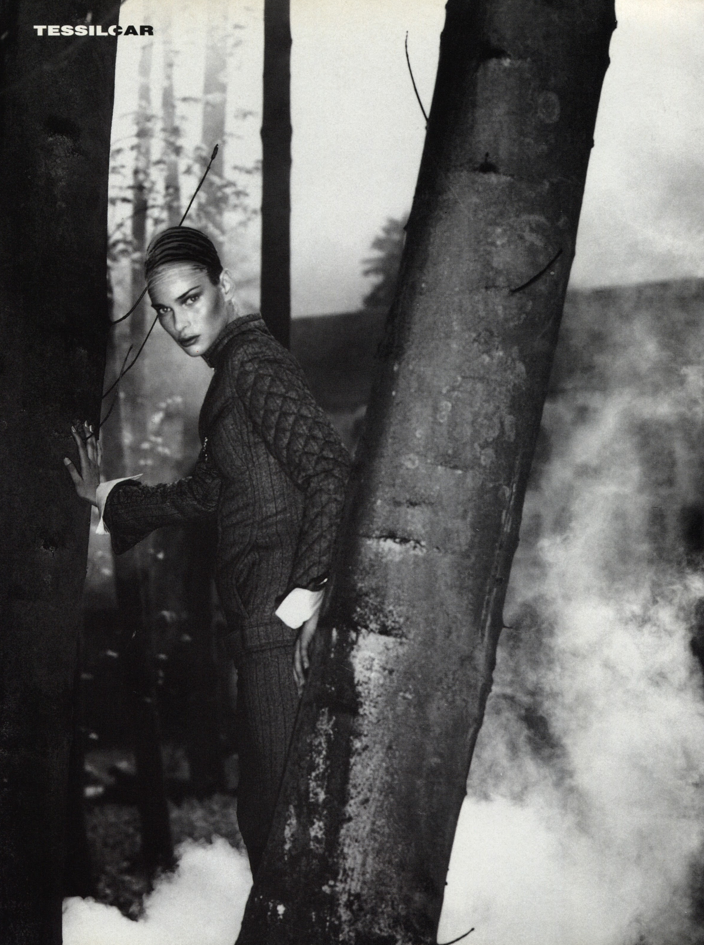 Кампейн Gianfranco Ferre 1998, Vogue Italia, Ева Витковска, фотограф Мишель Конт (6) — Модная фотография 90-х: от гламура к реализму / Камералабс