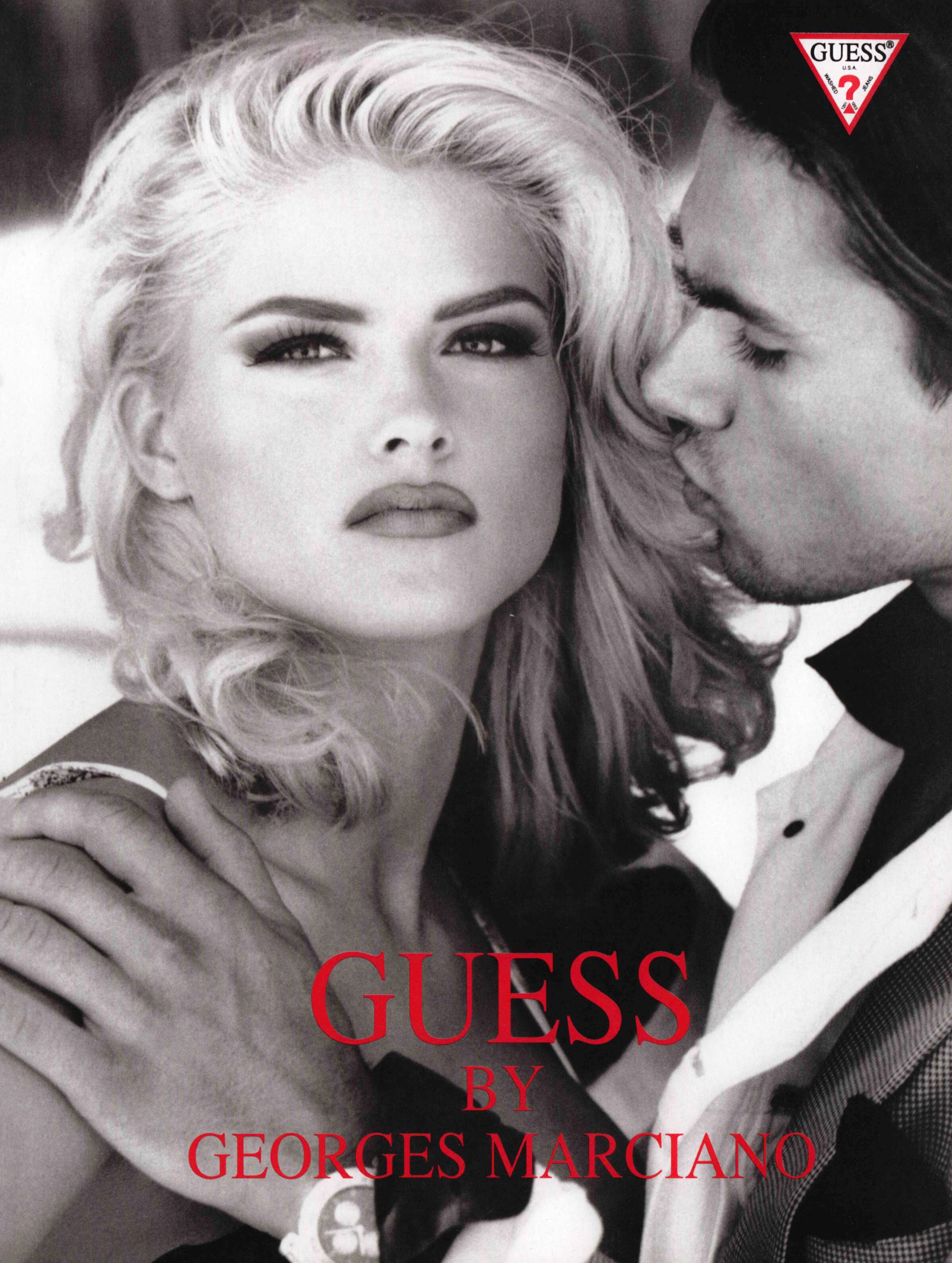Кампейн Guess 1993, Анна Николь Смит, Бейрон Андерсон, фотограф Даниэла Федеричи (6) — Модная фотография 90-х: от гламура к реализму / Камералабс