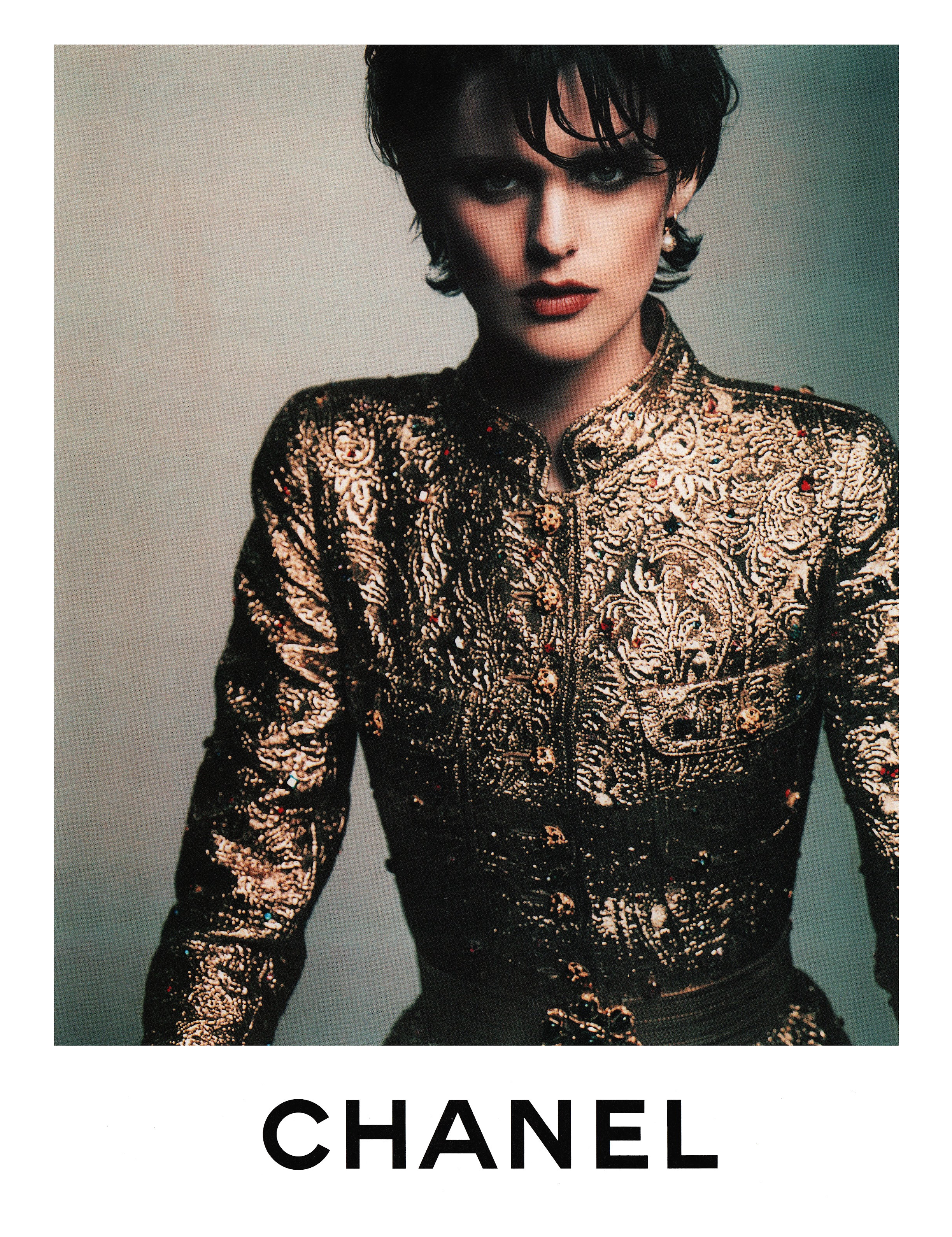 Кампейн Chanel 1996, Vogue Italia, Стелла Теннант, фотограф Карл Лагерфельд (3) — Модная фотография 90-х: от гламура к реализму / Камералабс