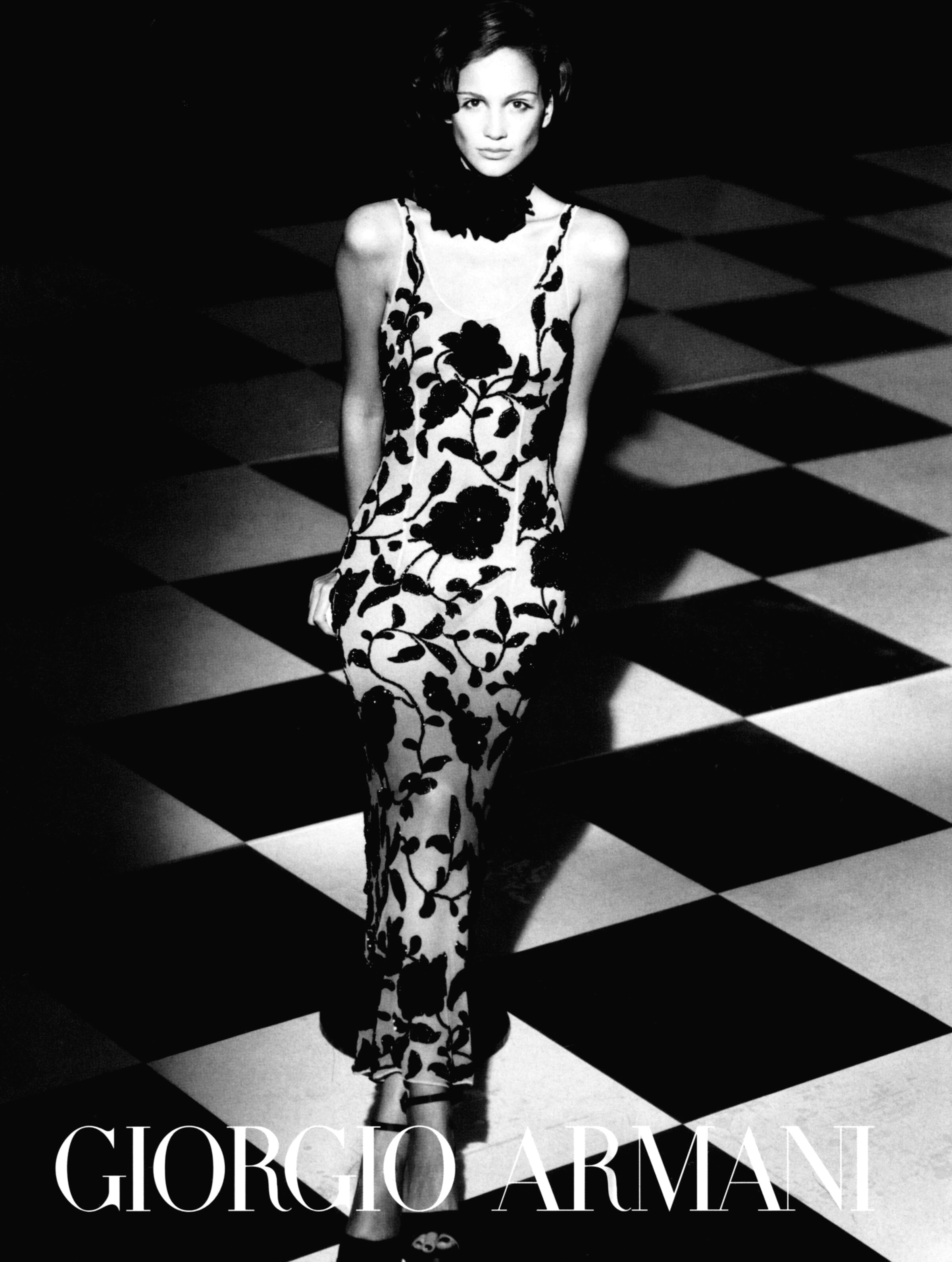 Кампейн Giorgio Armani 1995, фотограф Питер Линдберг — Модная фотография 90-х: от гламура к реализму / Камералабс