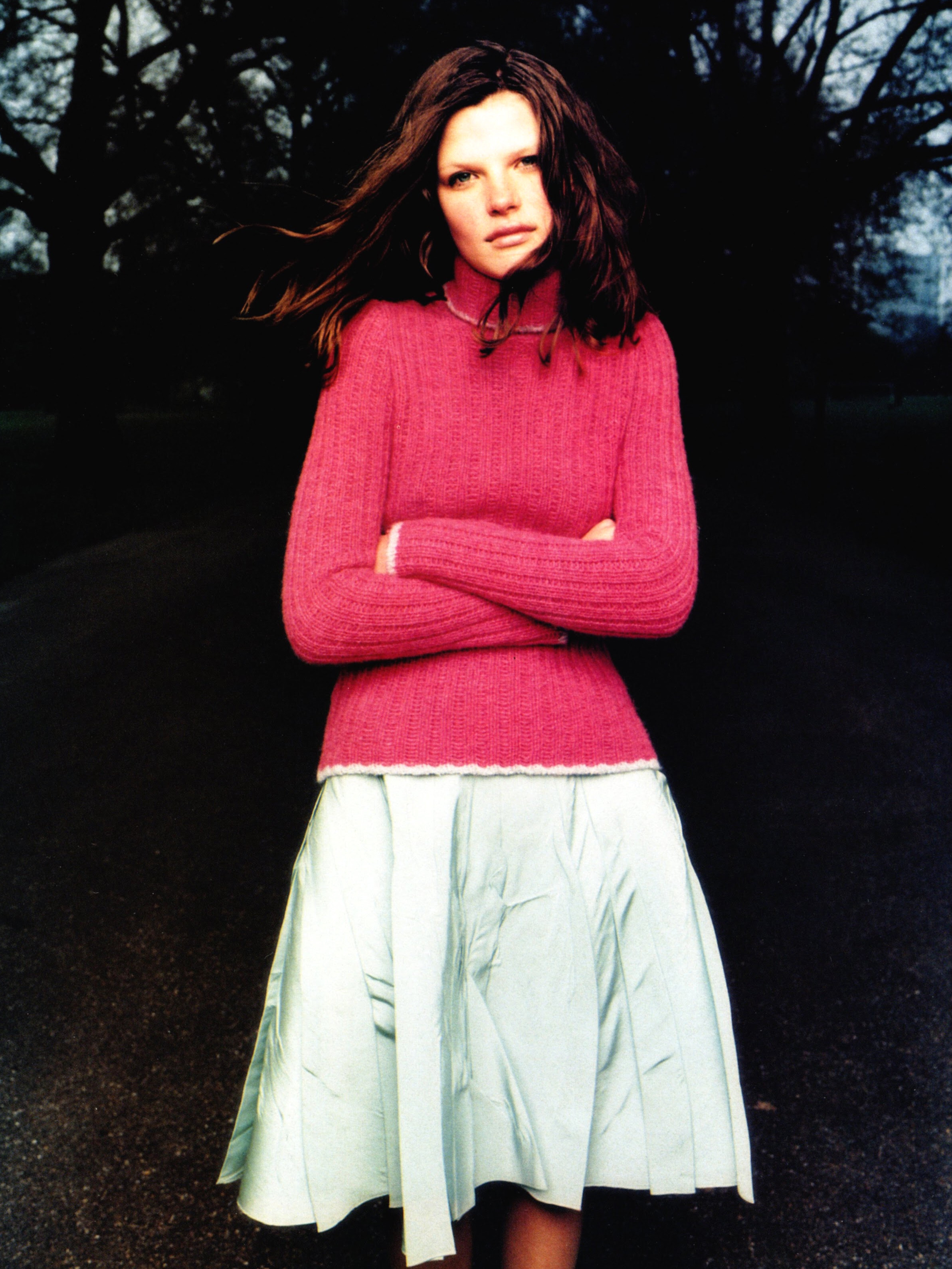 Кампейн Anna Molinari 1999, Vogue Italia, Бека Дженкинс, фотограф Элейн Константин  (2) — Модная фотография 90-х: от гламура к реализму / Камералабс