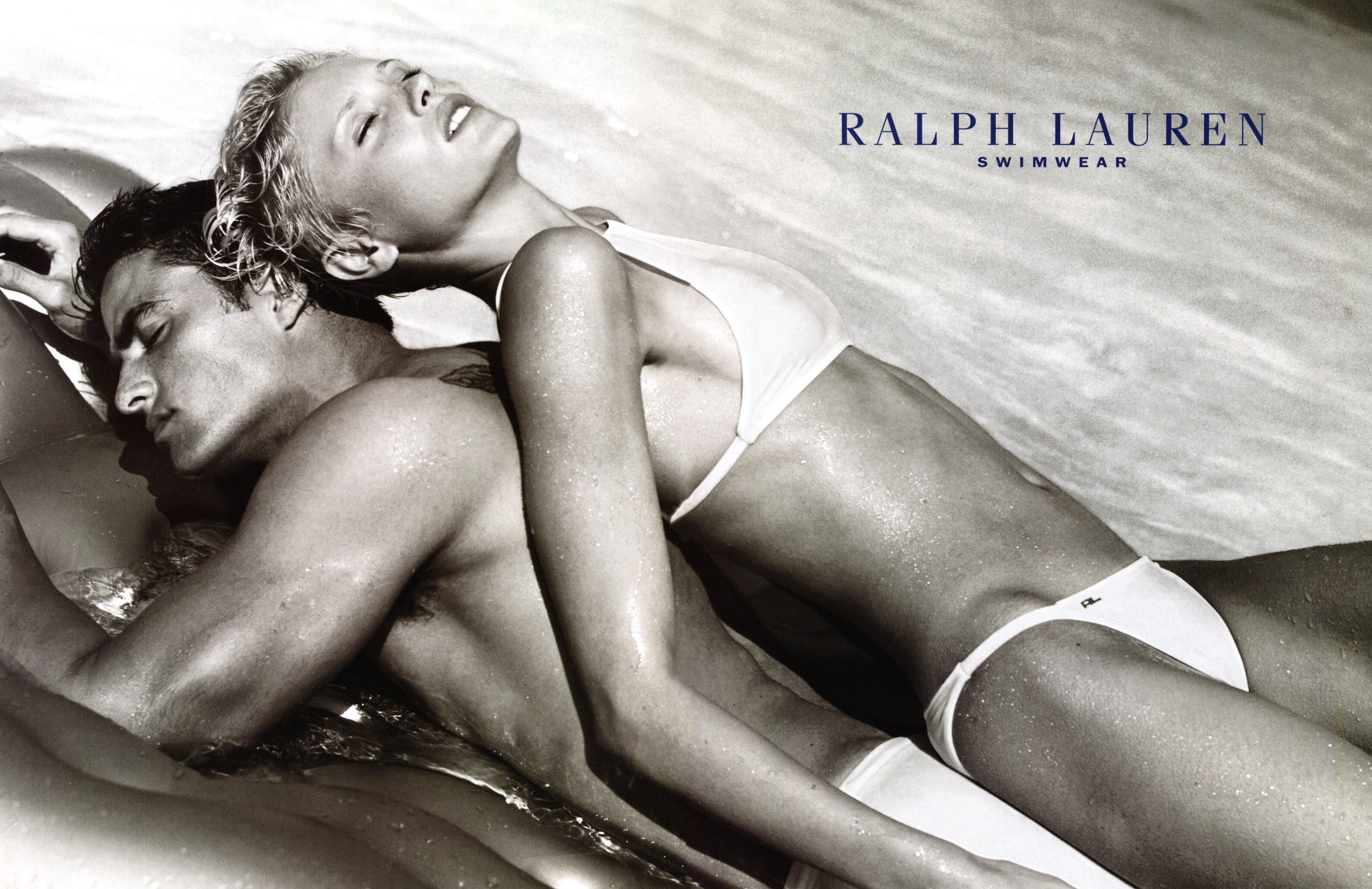 Кампейн Ralph Lauren Swimwear 1999, Harpers Bazaar, Ифке Штурм, фотограф Брюс Вебер — Модная фотография 90-х: от гламура к реализму / Камералабс