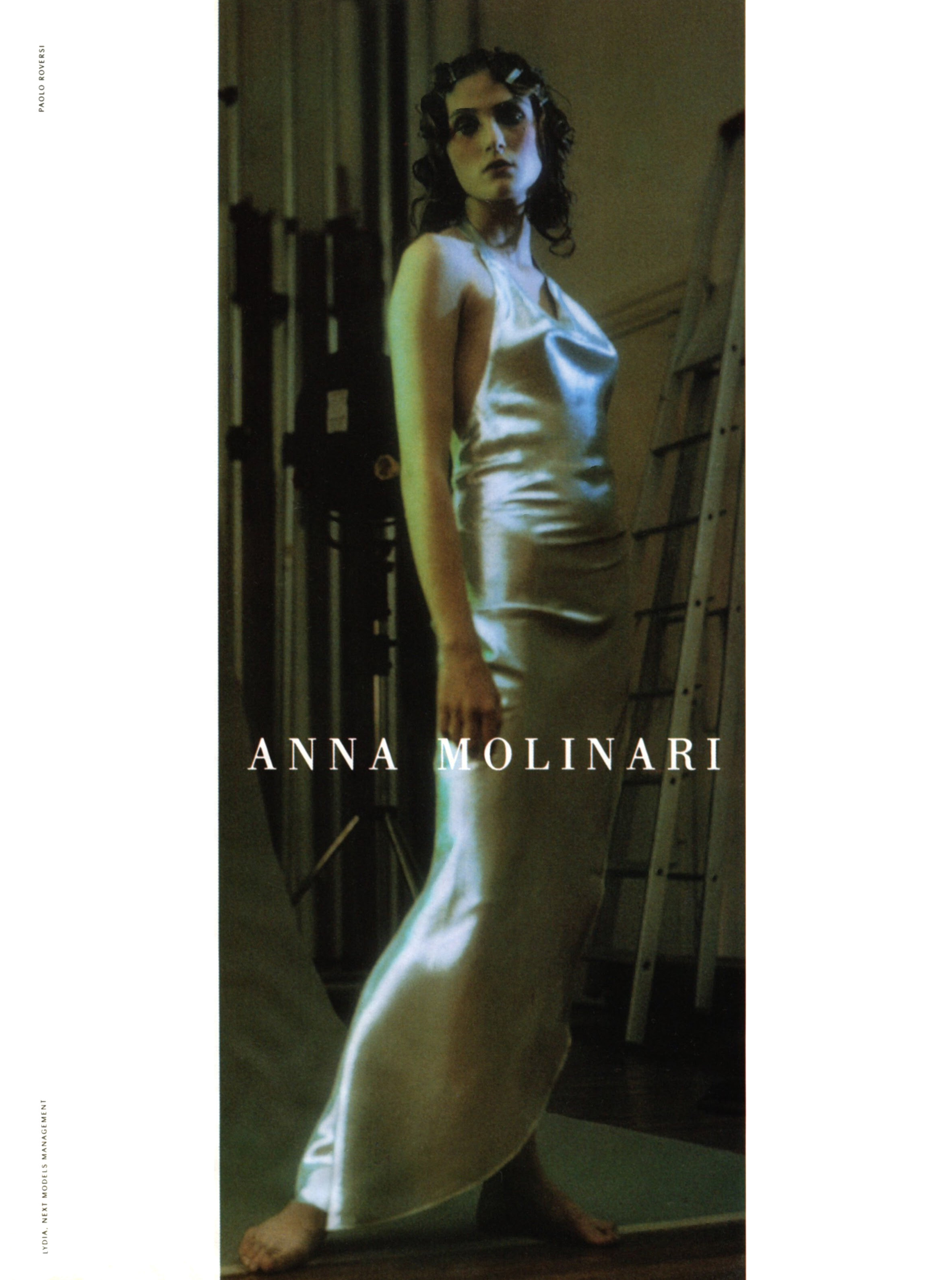 Кампейн Anna Molinari 1998, Vogue Italia, Ева Витковска, Таша Тилбер, фотограф Марио Тестино (2) — Модная фотография 90-х: от гламура к реализму / Камералабс