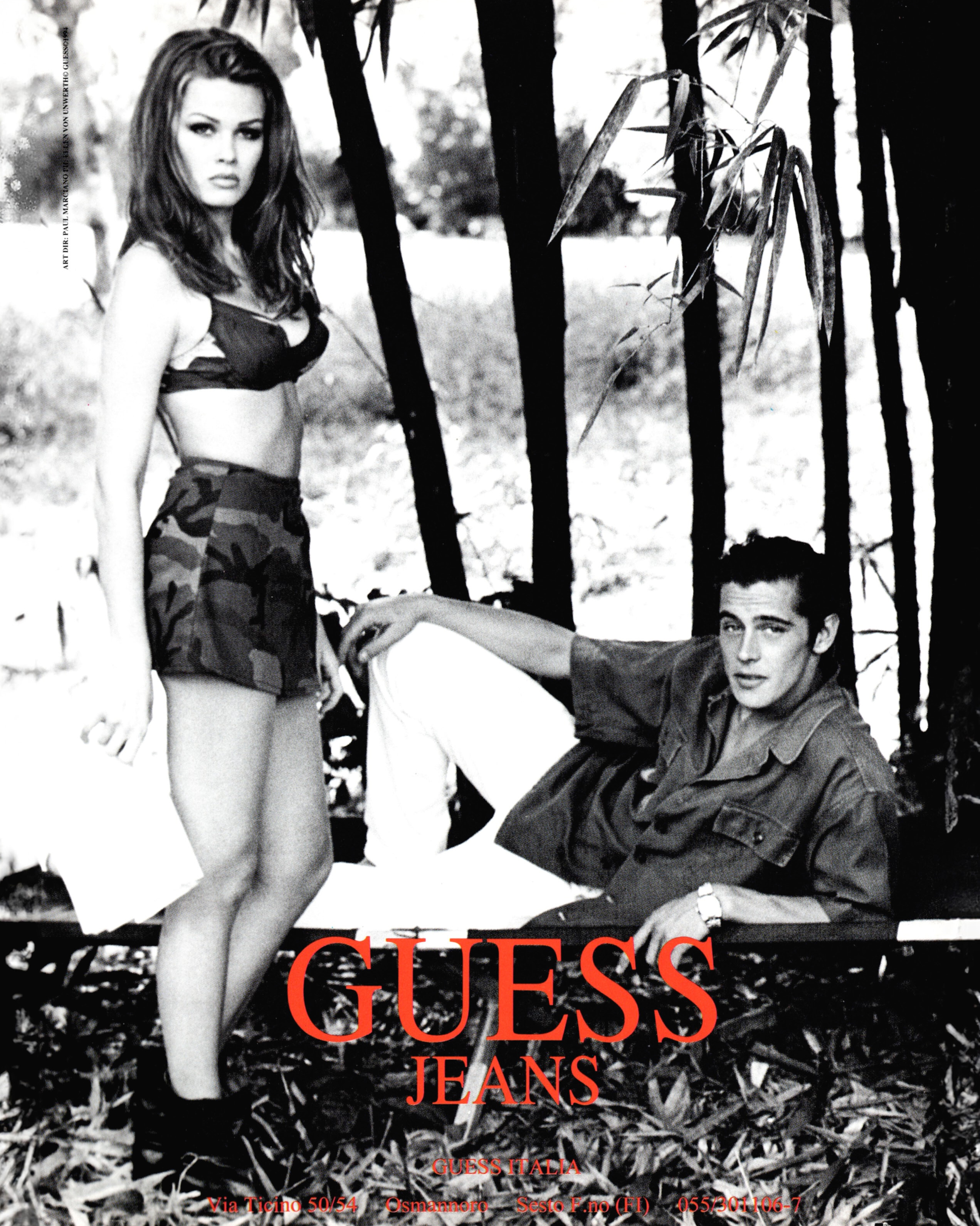 Кампейн Guess 1994,  Luomo, Вернер Шрайер, фотограф Дьюи Никс — Модная фотография 90-х: от гламура к реализму / Камералабс