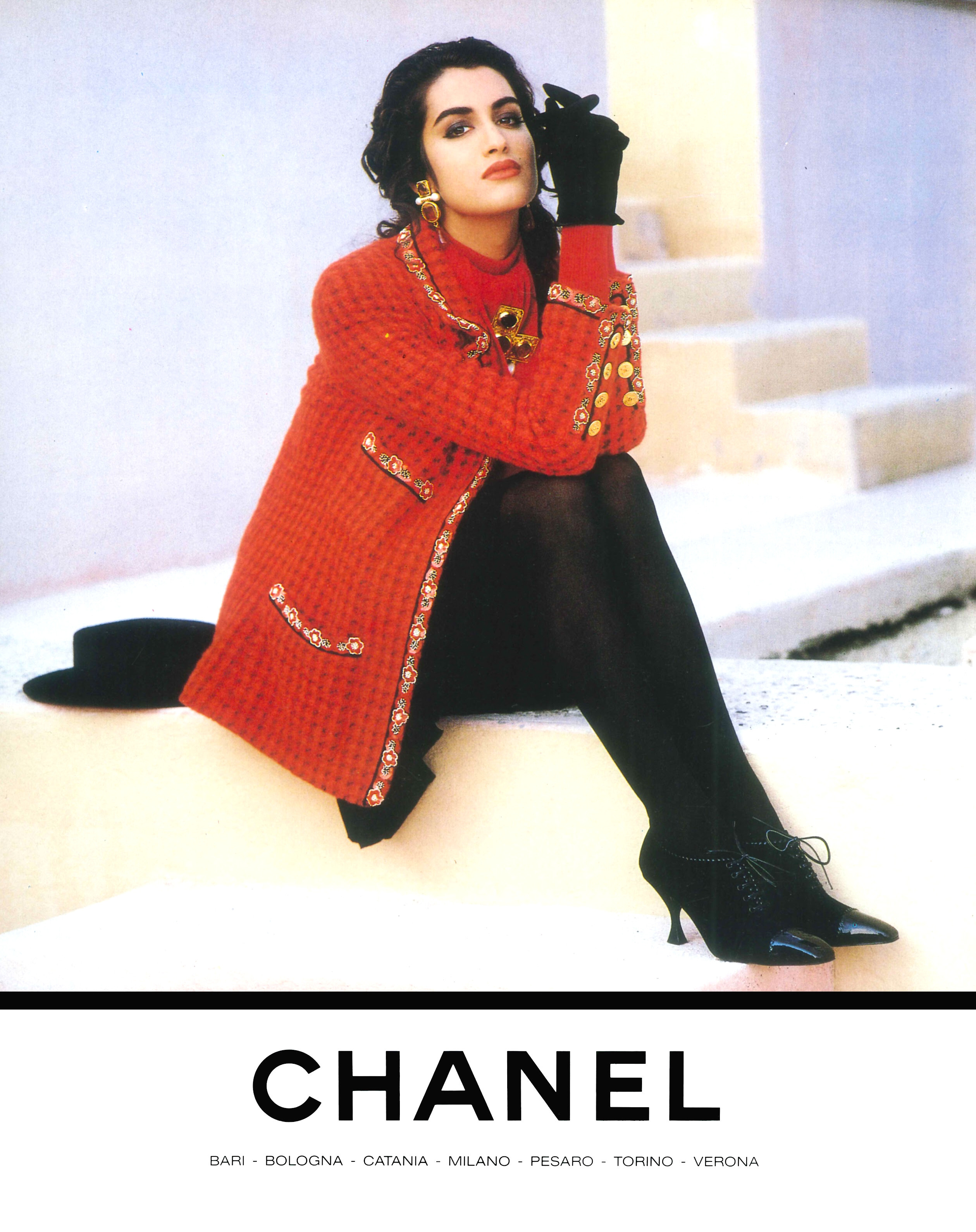 Кампейн Chanel 1990   Ясмин Гаури, фотограф Карл Лагерфельд (2) — Модная фотография 90-х: от гламура к реализму / Камералабс
