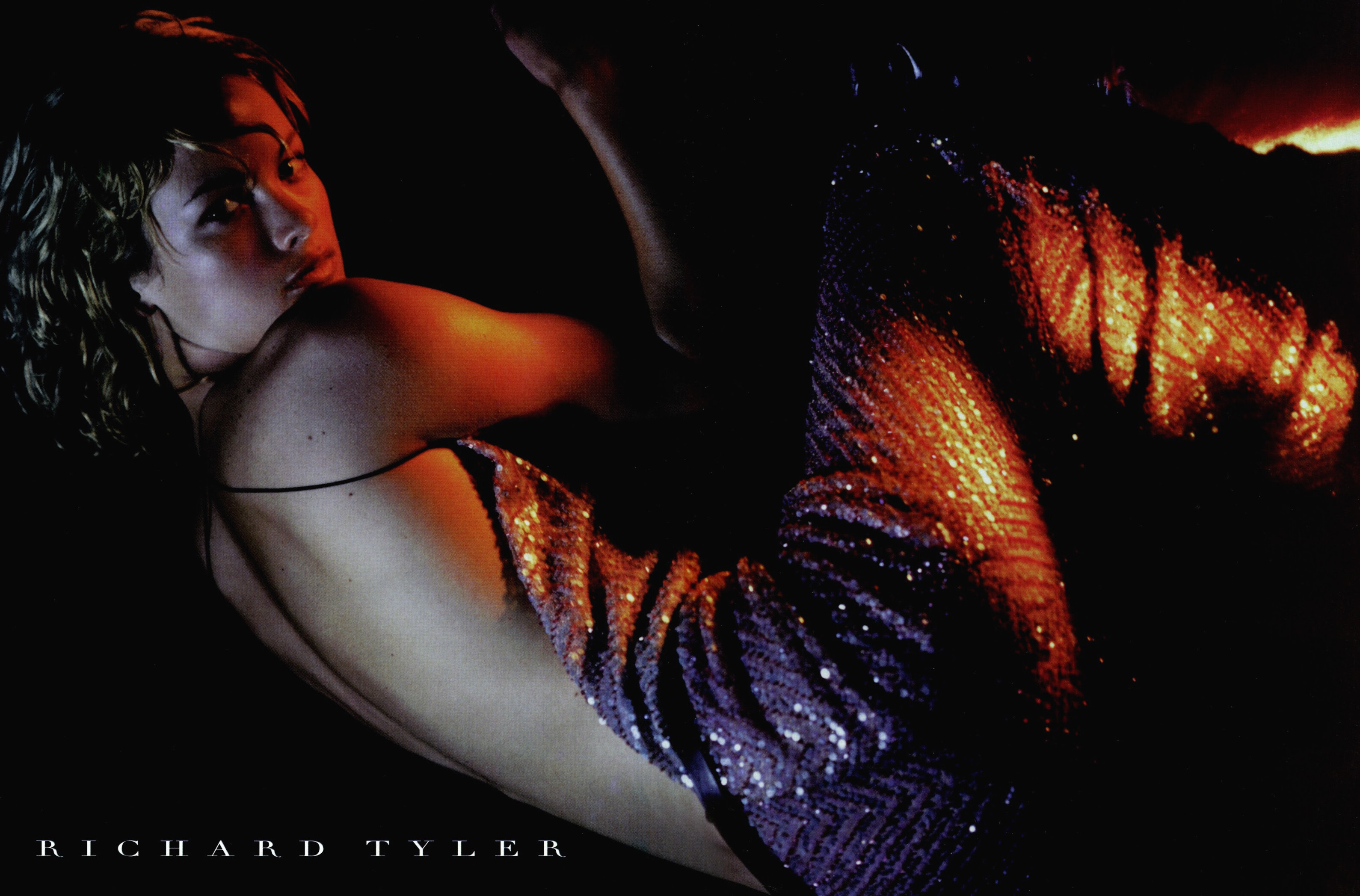Кампейн Ричард Тайлер 1998, Vogue Italia, Кэролин Мерфи, фотограф Луис Санчис — Модная фотография 90-х: от гламура к реализму / Камералабс