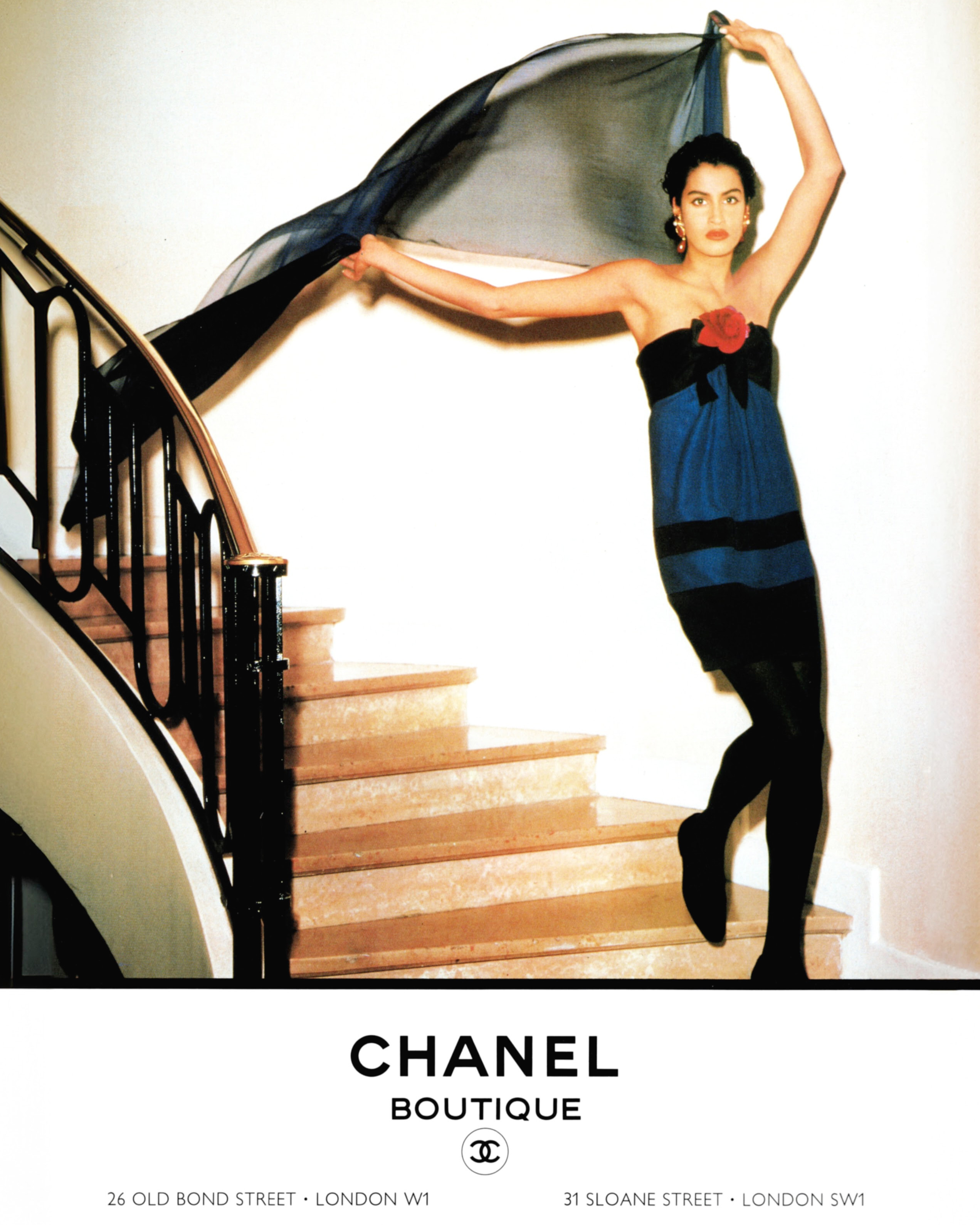 Кампейн Chanel Cruise 1990, Ясмин Гаури, фотограф Карл Лагерфельд — Модная фотография 90-х: от гламура к реализму / Камералабс
