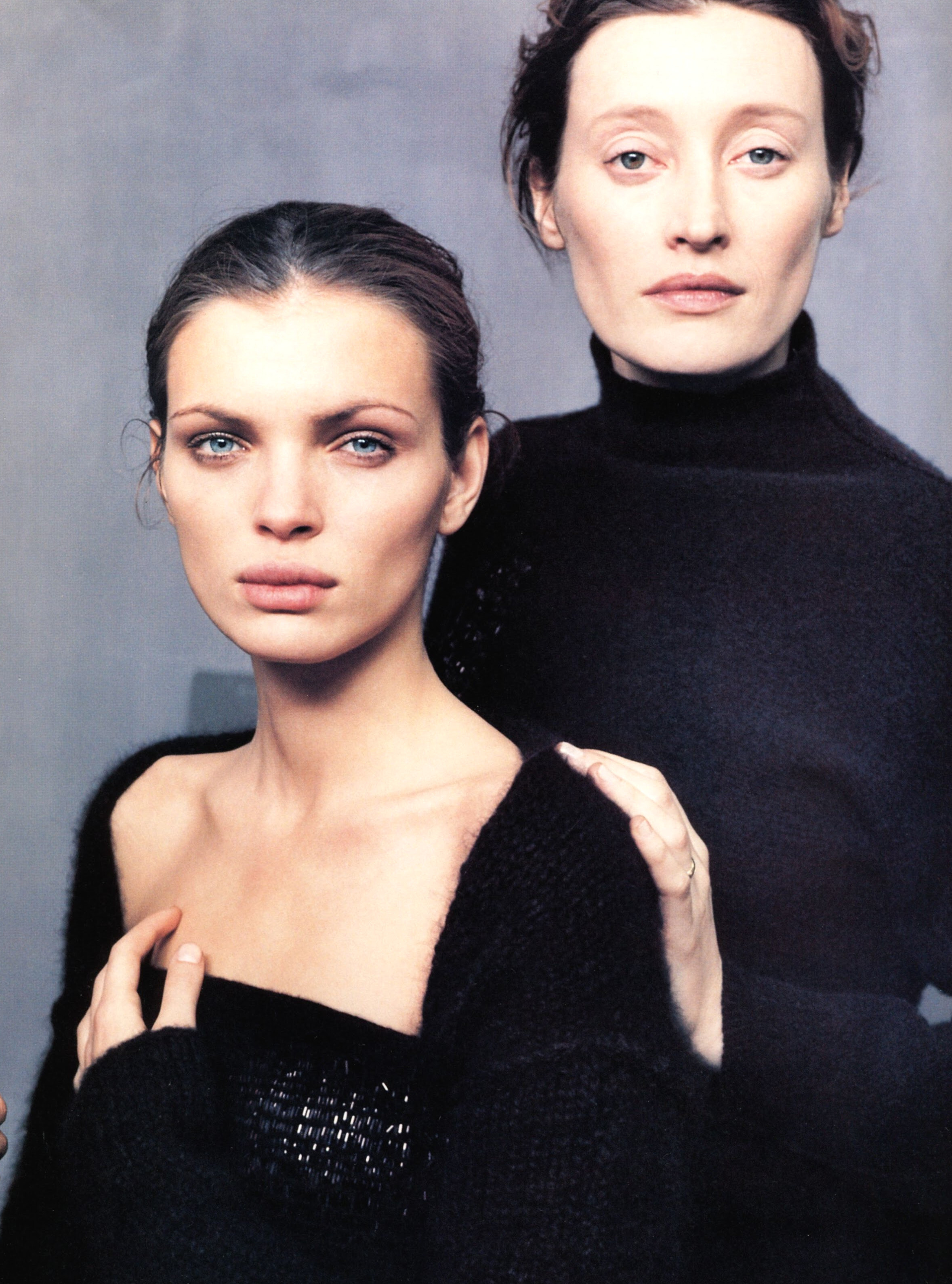 Кампейн Donna Karan 1998, Vogue, Эстер Канадас, Кирсти Хьюм (3) — Модная фотография 90-х: от гламура к реализму / Камералабс