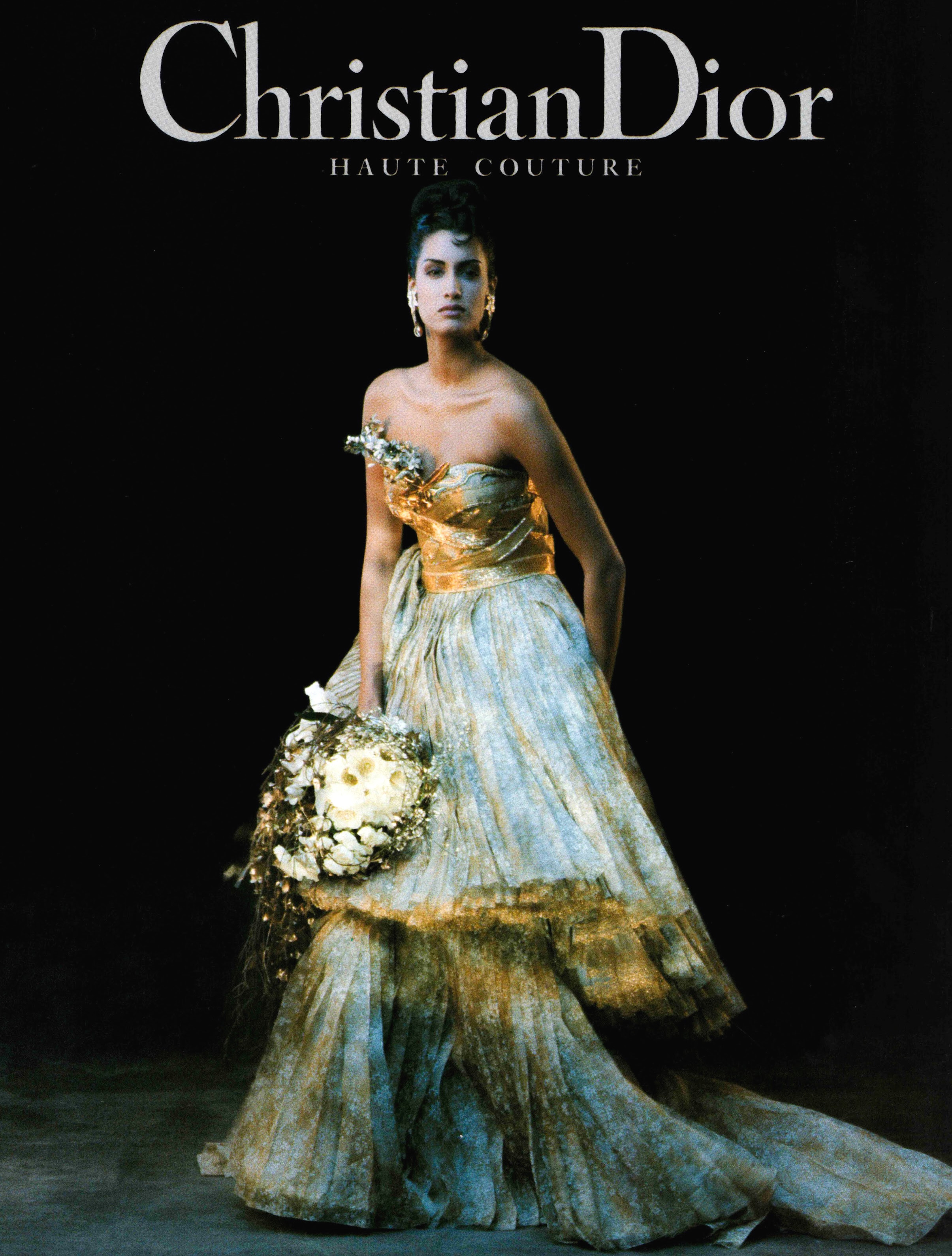 Кампейн Dior Haute Couture, Ясмин Гаури, фотограф Кристиан Мозер — Модная фотография 90-х: от гламура к реализму / Камералабс
