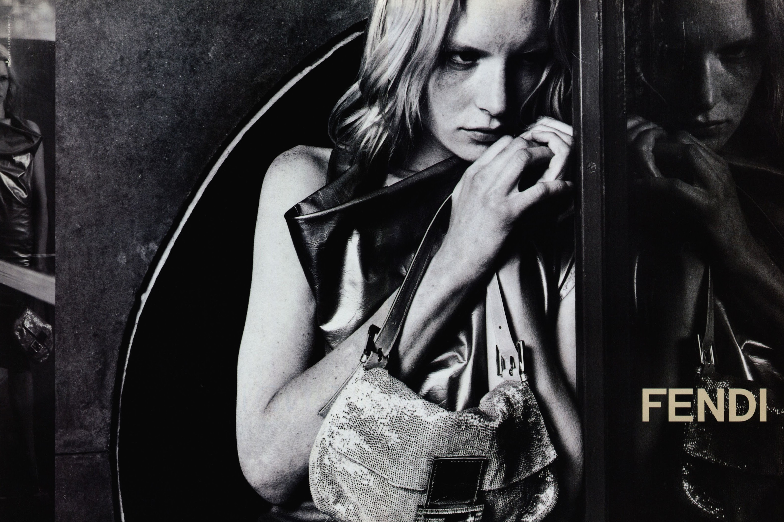 Кампейн Fendi 1998, Vogue Italia, Vogue, Кирстен Оуэн, фотограф Карл Лагерфельд — Модная фотография 90-х: от гламура к реализму / Камералабс