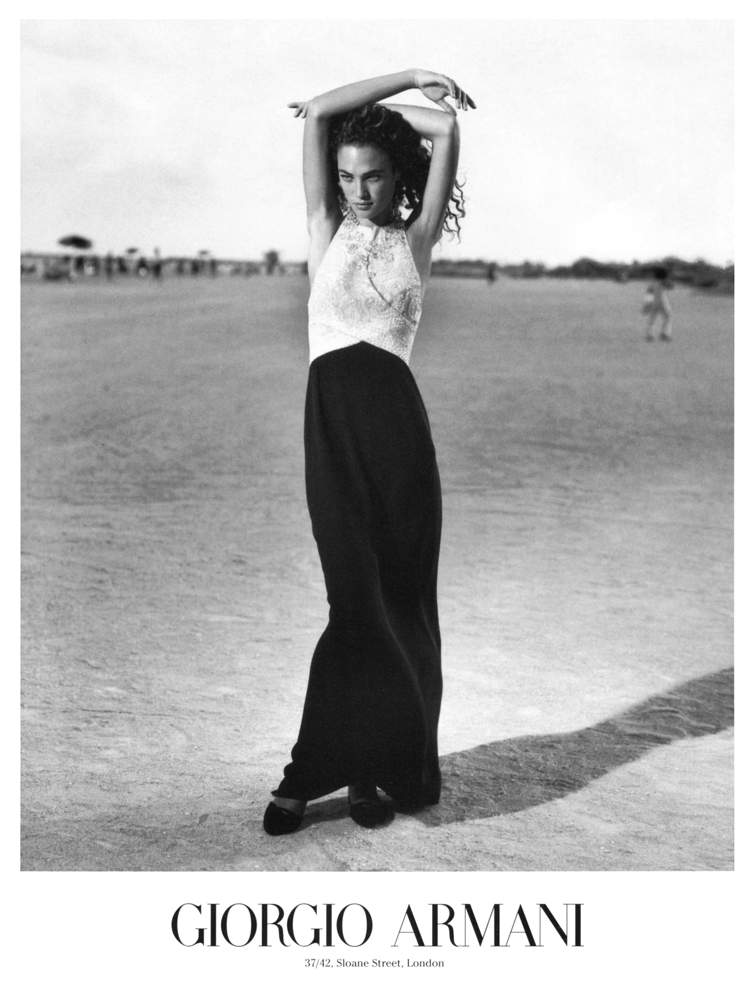 Кампейн Giorgio Armani 1996, Vogue UK, фотограф Питер Линдберг — Модная фотография 90-х: от гламура к реализму / Камералабс