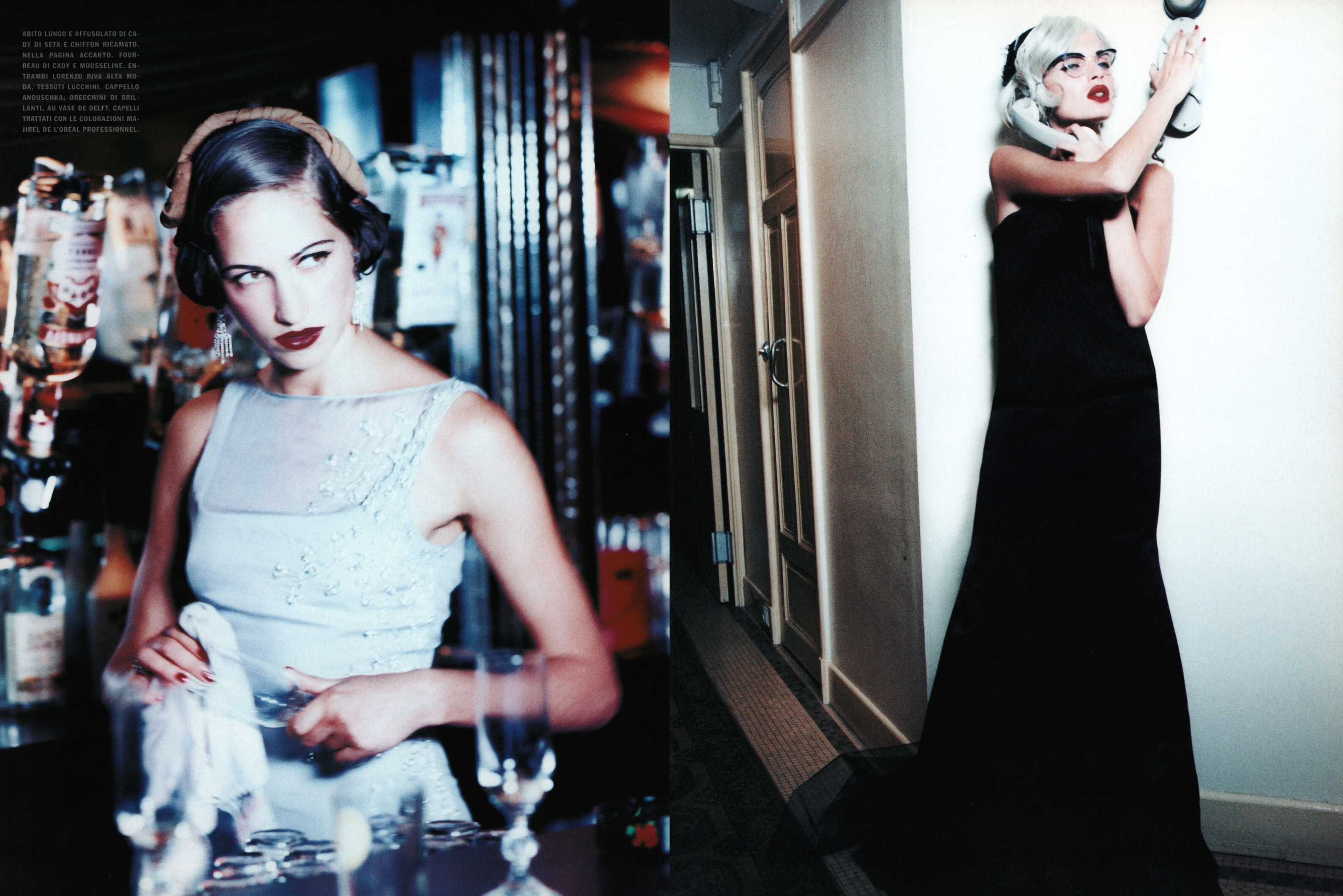 Эдиториал Vogue Italia, Эстер Канадас, Кирстен Оуэн, Матео Ренуар, 1998 год (3) — Модная фотография 90-х: от гламура к реализму / Камералабс