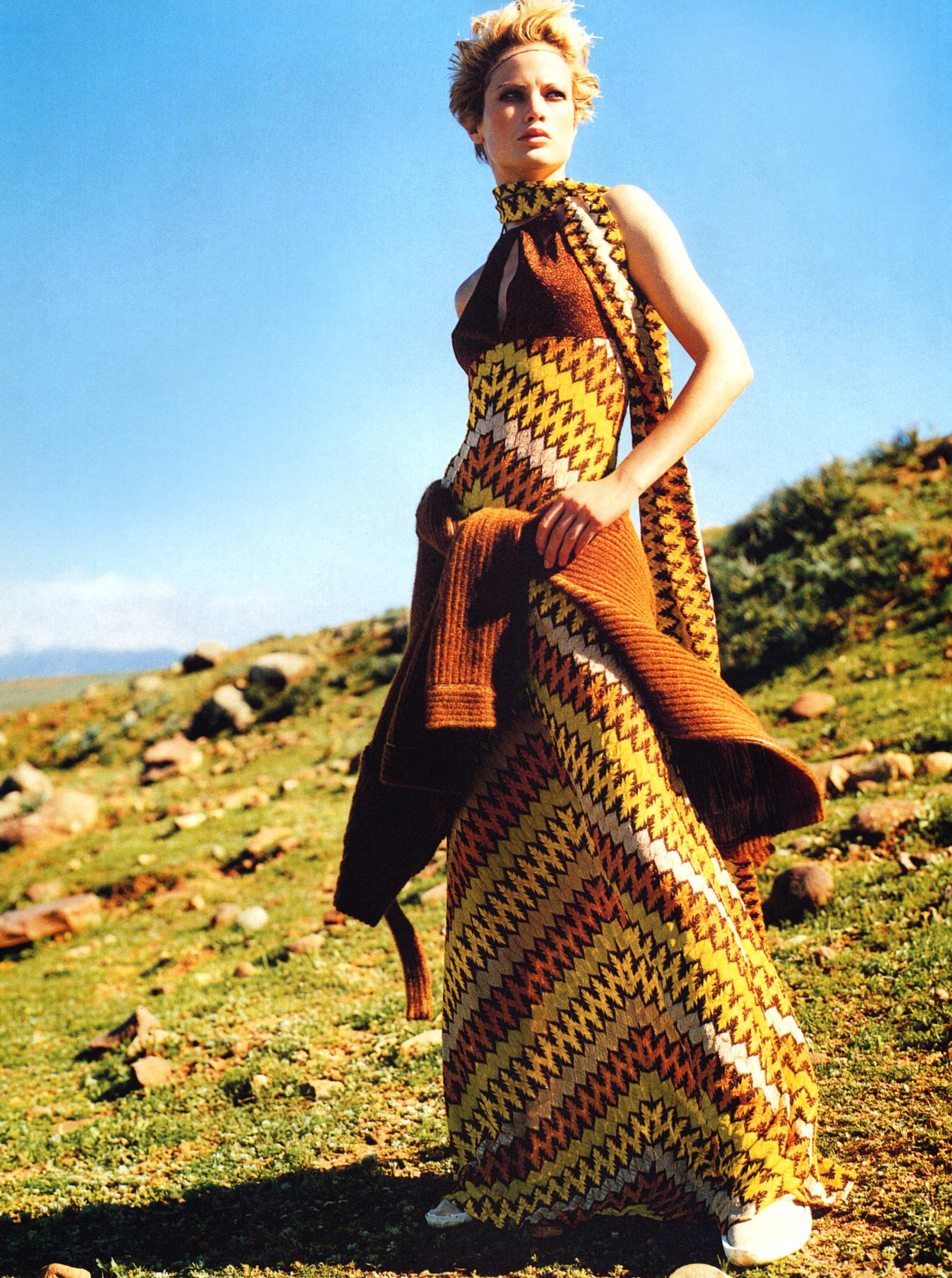 Кампейн Missoni 1996, Vogue Italia, Кэролин Мерфи, Чандра Норт — Модная фотография 90-х: от гламура к реализму / Камералабс