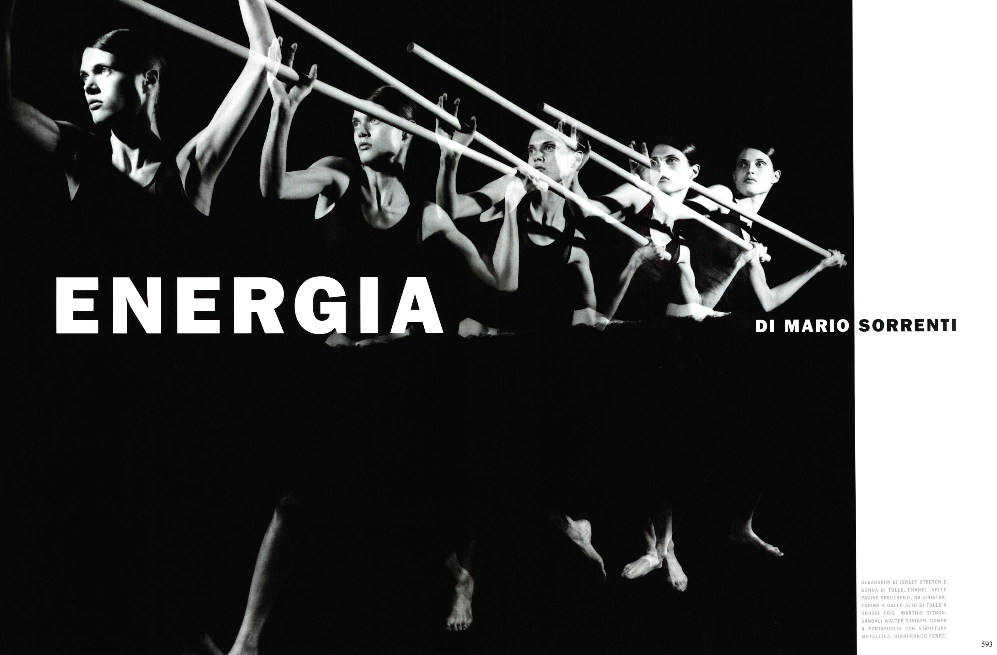 Эдиториал Nuova Energia, Vogue Italia, Малгосия Бела, фотограф Марио Сорренти, 1999 год — Модная фотография 90-х: от гламура к реализму / Камералабс