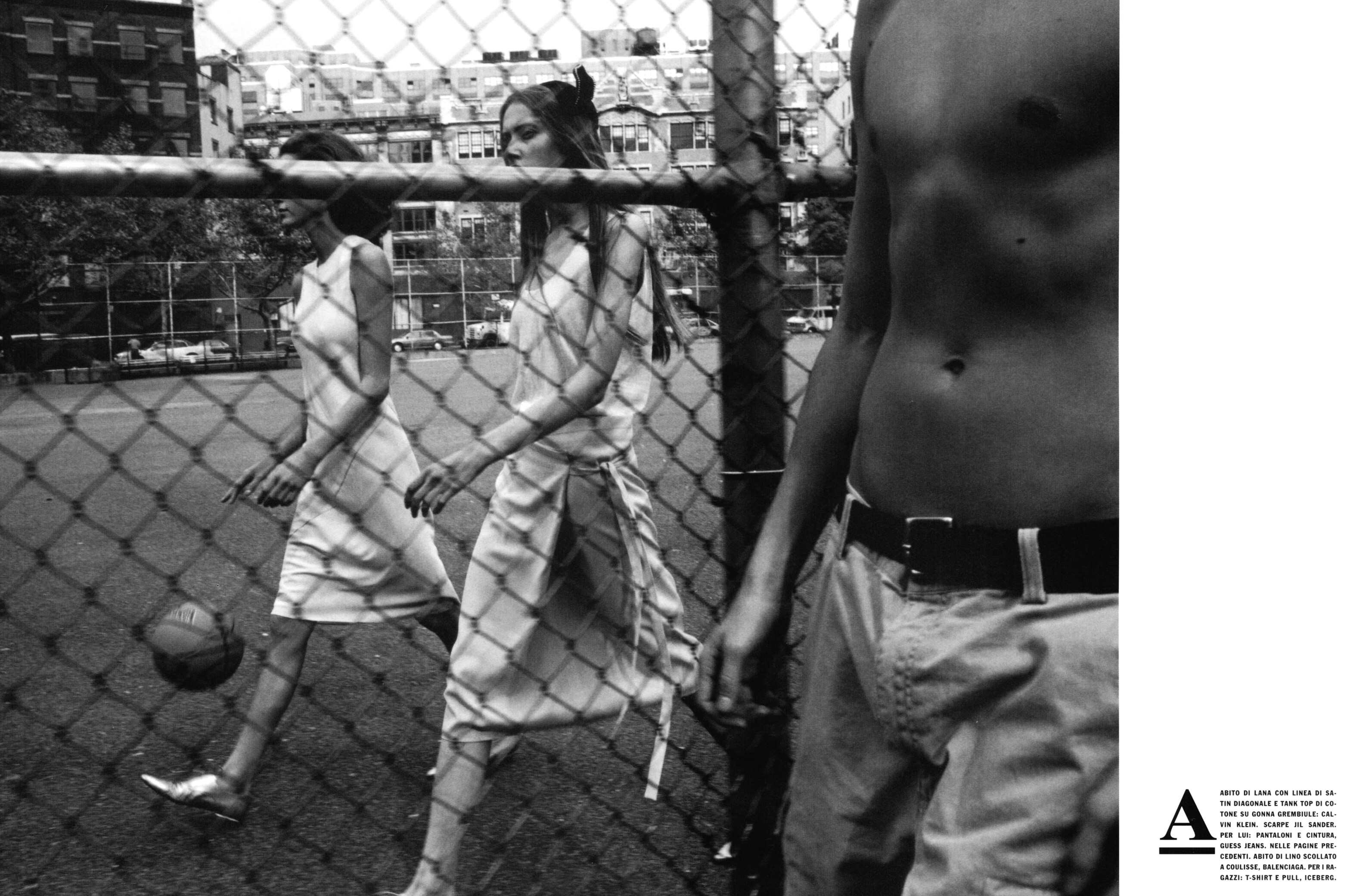 Эдиториал Vogue Italia, Колетт Печехонова, Фрэнки Райдер, фотограф Стивен Кляйн, 1999 год — Модная фотография 90-х: от гламура к реализму / Камералабс