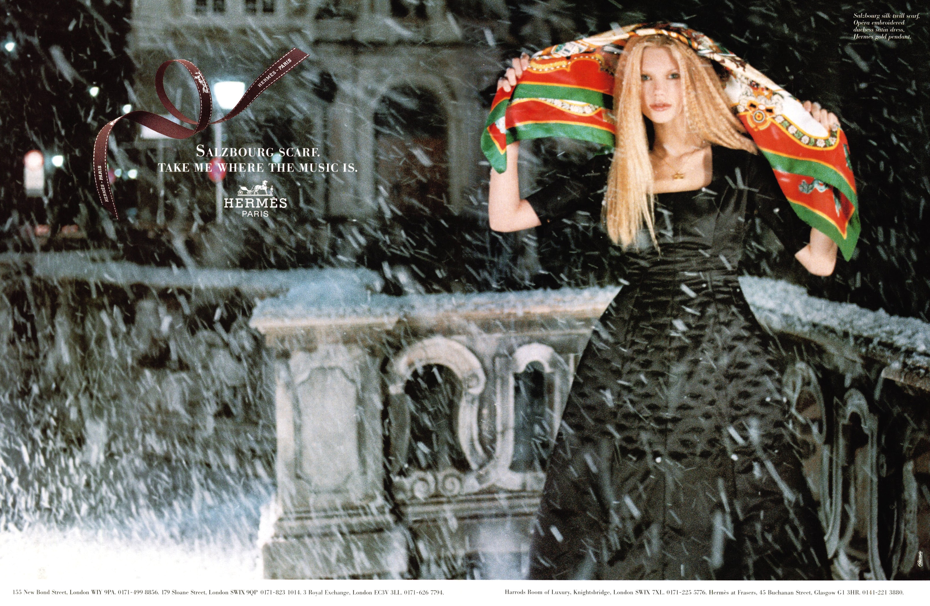 Кампейн Hermes 1996, Vogue UK (2) — Модная фотография 90-х: от гламура к реализму / Камералабс
