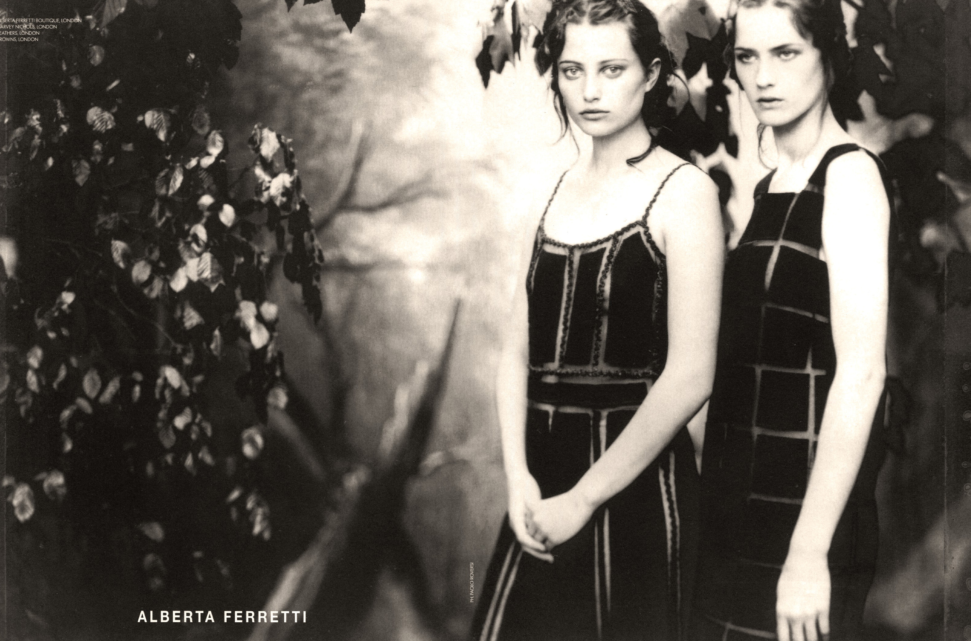 Кампейн Alberta Ferretti 1999, Vogue UK, Vogue, Лиза Рэтлифф — Модная фотография 90-х: от гламура к реализму / Камералабс