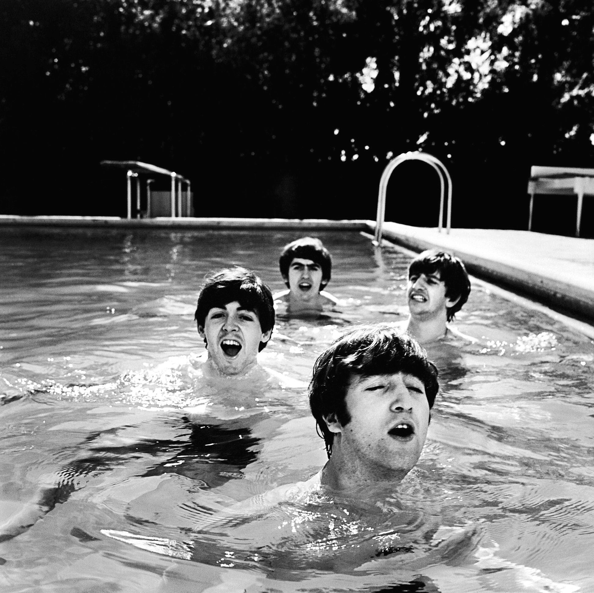 The Beatles, Майами-Бич, Флорида, США, 1964 год, фотограф Джон Лоенгард (John Loengard)