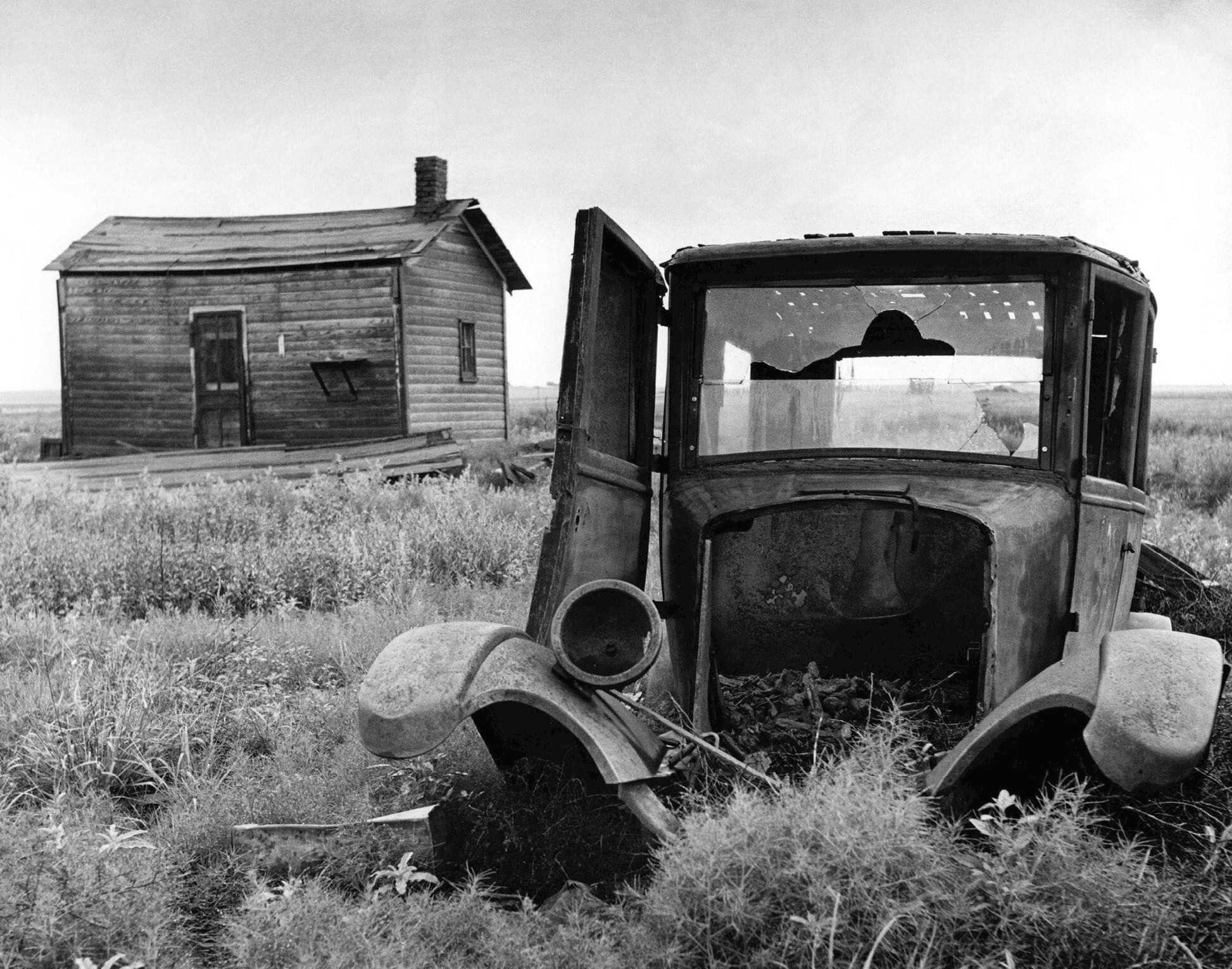 Заброшенная ферма, Оклахома, США, 1942 год, фотограф Альфред Эйзенштадт