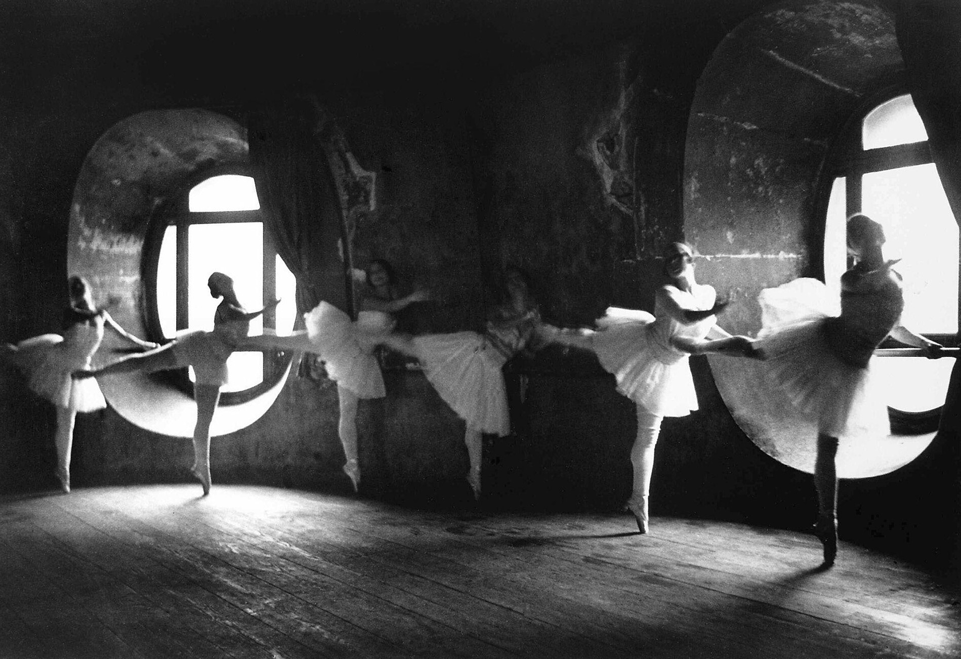 Репетиция в Парижской опере, Франция, 1930 год, фотограф Альфред Эйзенштадт