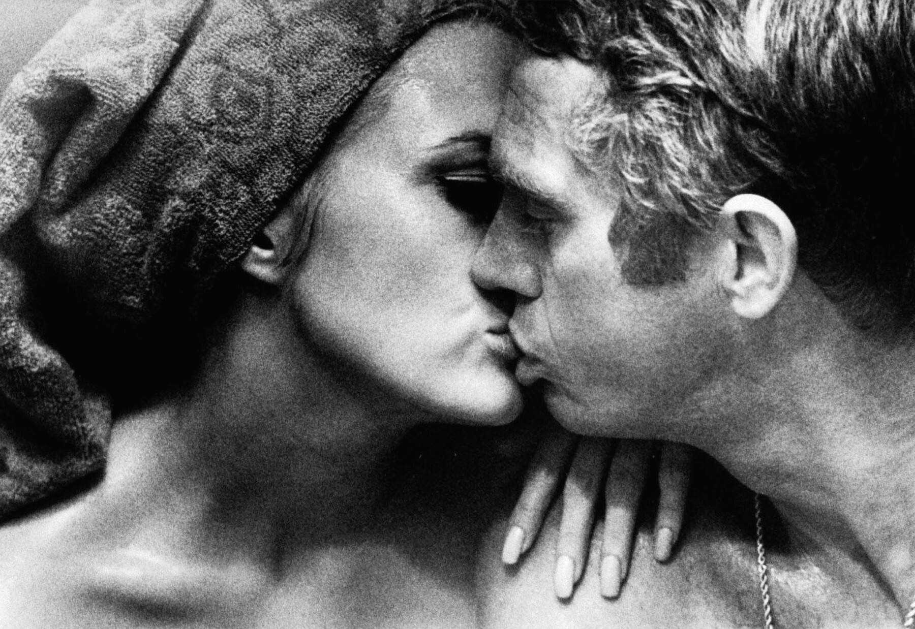 Актриса Фэй Данауэй репетирует сцену, Голливуд, 1967 год, фотограф Билл Рэй