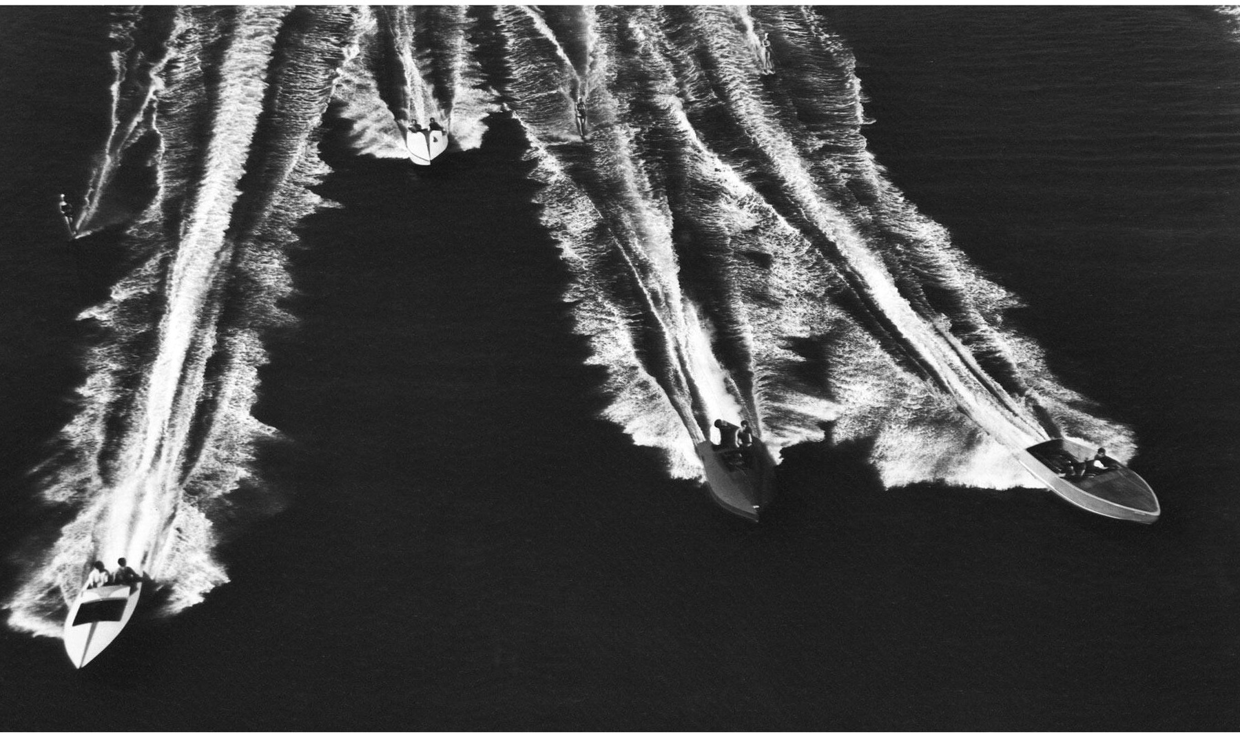 Моторные лодки, Лонг-Бич, Калифорния, США, 1951 год, фотограф Маргарет Бурк-Уайт