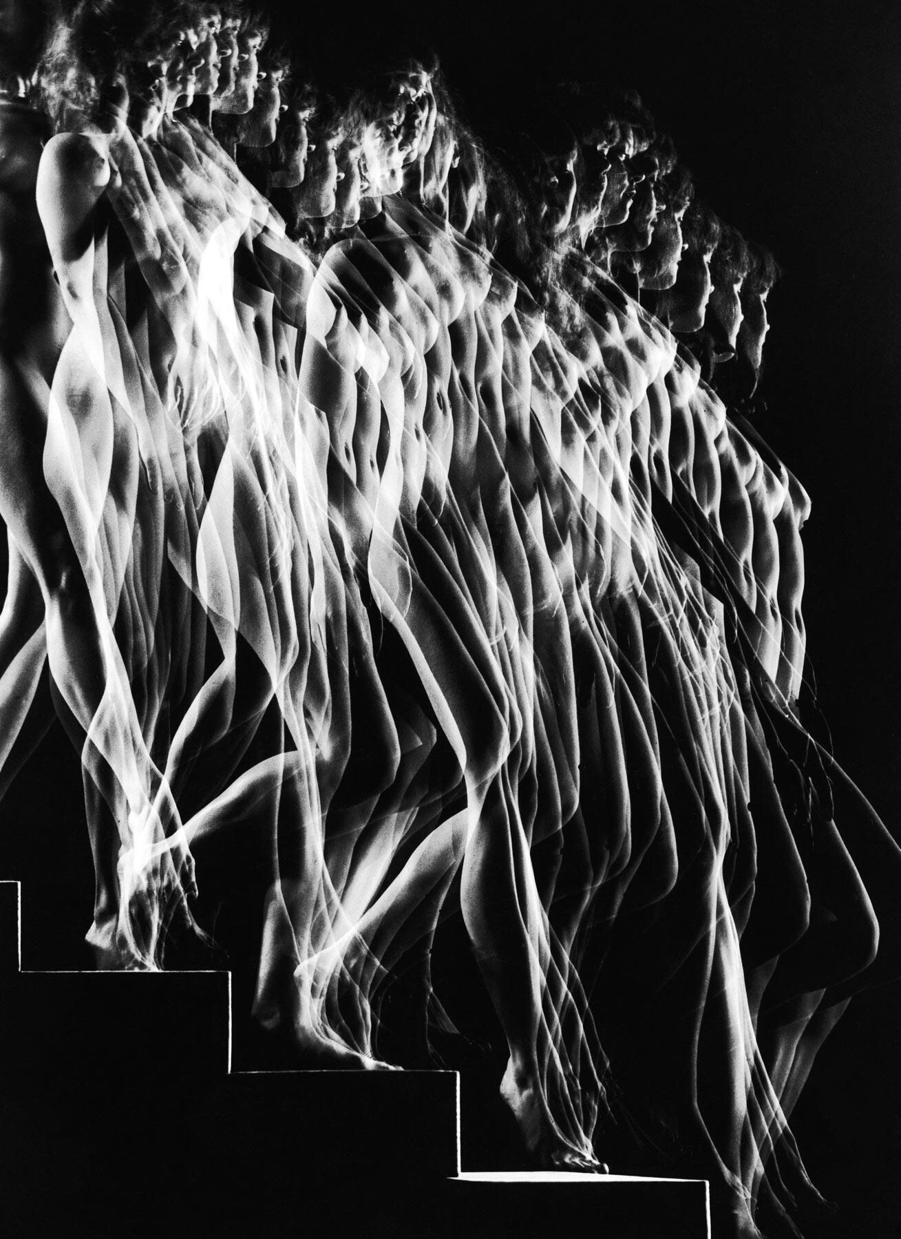 Стробоскопическое изображение, Нью-Йорк, 1942 год, фотограф Гён Мили