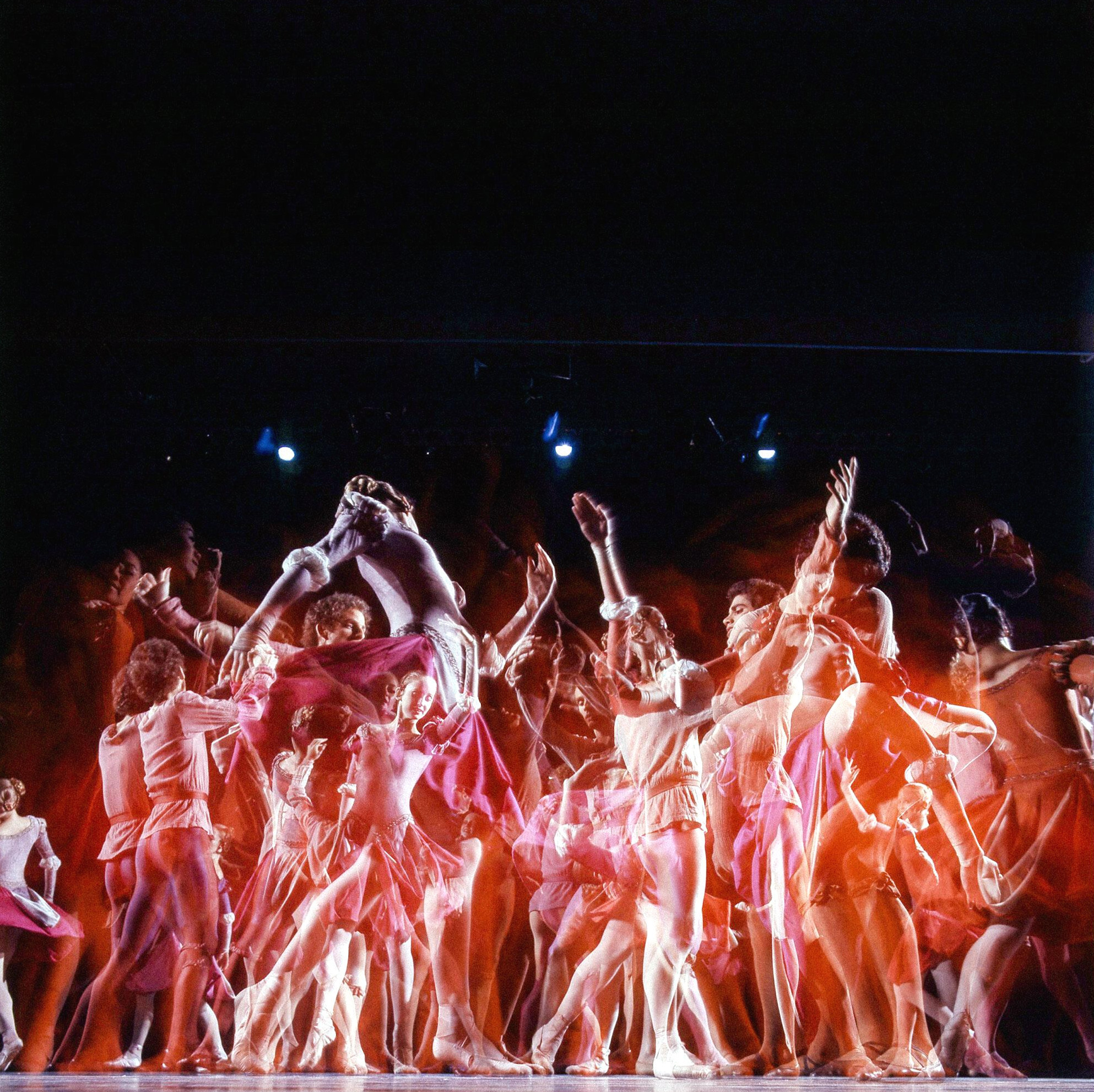 Сцены из балета Элиота Фелда, 1974 год, фотограф Гён Мили