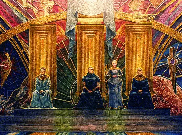 Основание (Foundation, 2021), режиссёры Алекс Грейвз, Роксанн Доусон, Дженнифер Фанг, Руперт Сандерс (1) — GIF