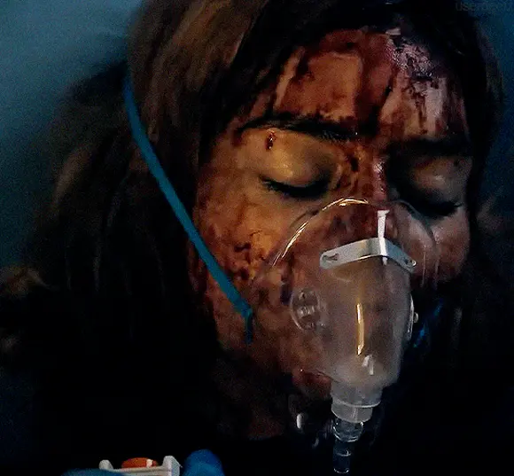 Самара Уивинг в роли Грейс Макколауэй «Я иду искать 2» (Ready or Not 2 Here I Come, 2026), режиссёры Мэтт Беттинелли-Олпин, Тайлер Гиллетт (1) — GIF